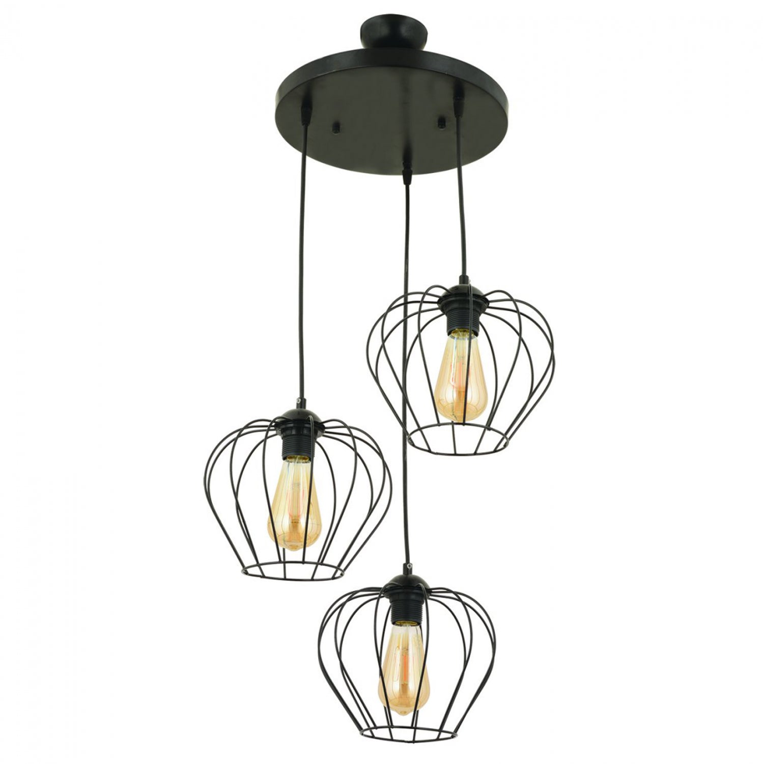 Таванна лампа  черен цвят 40x80