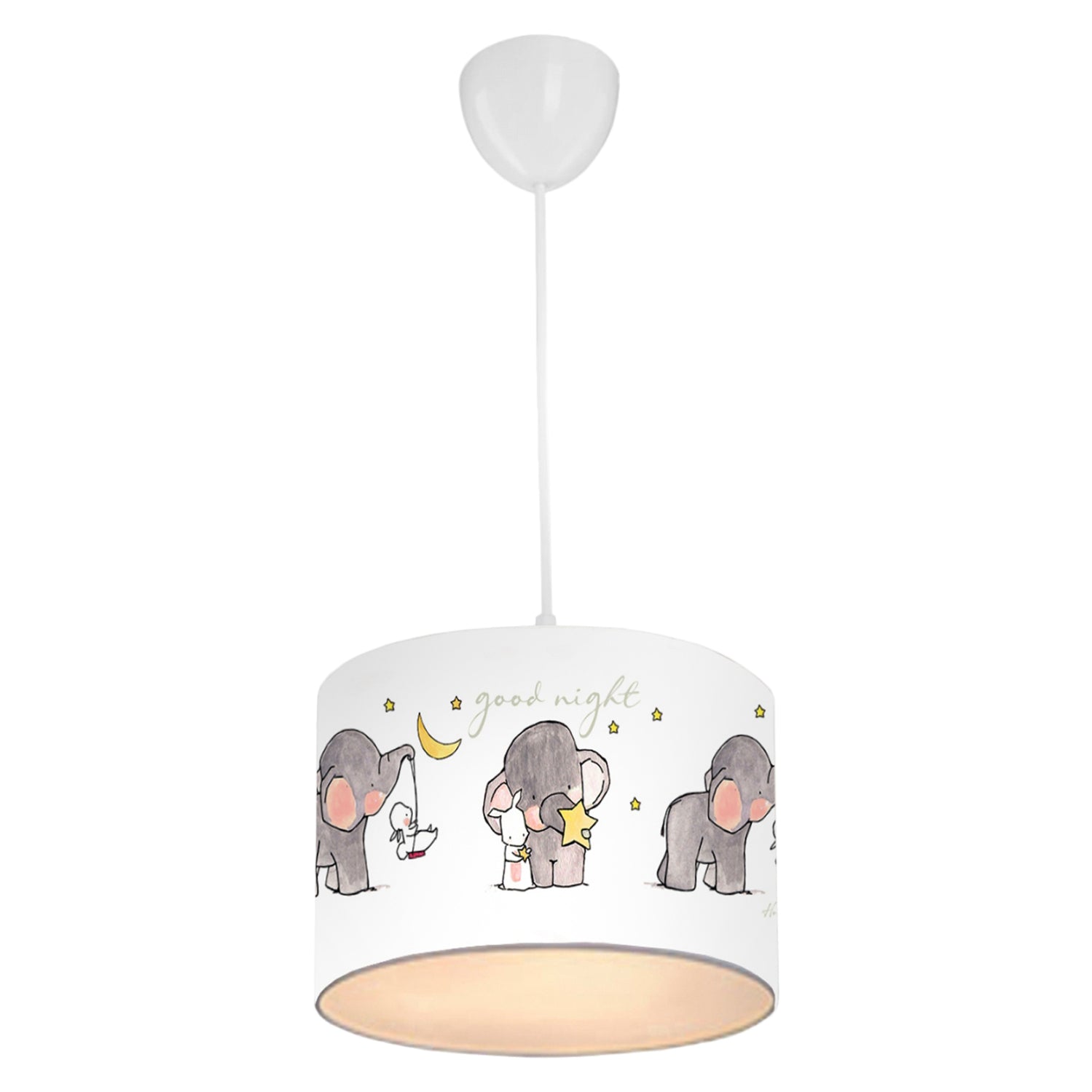 Детска лампа Слонче Φ24x70Y см