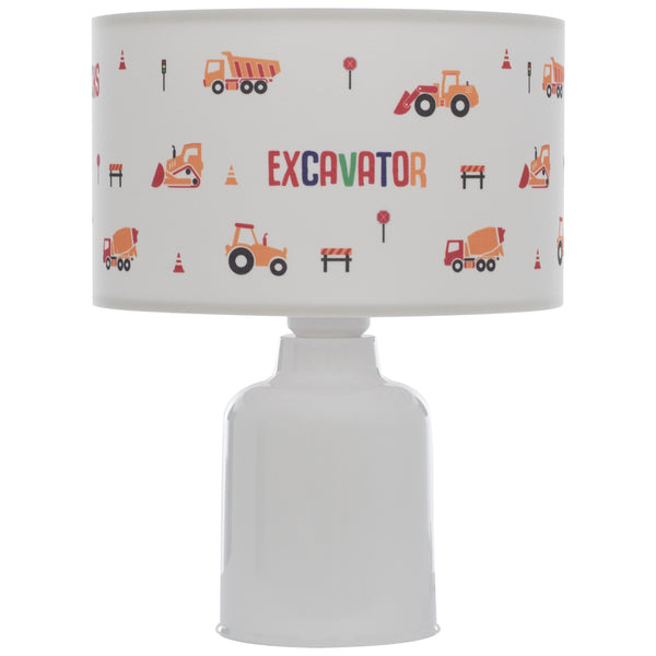 Детска лампа BALOO  бял цвят Φ24x32см