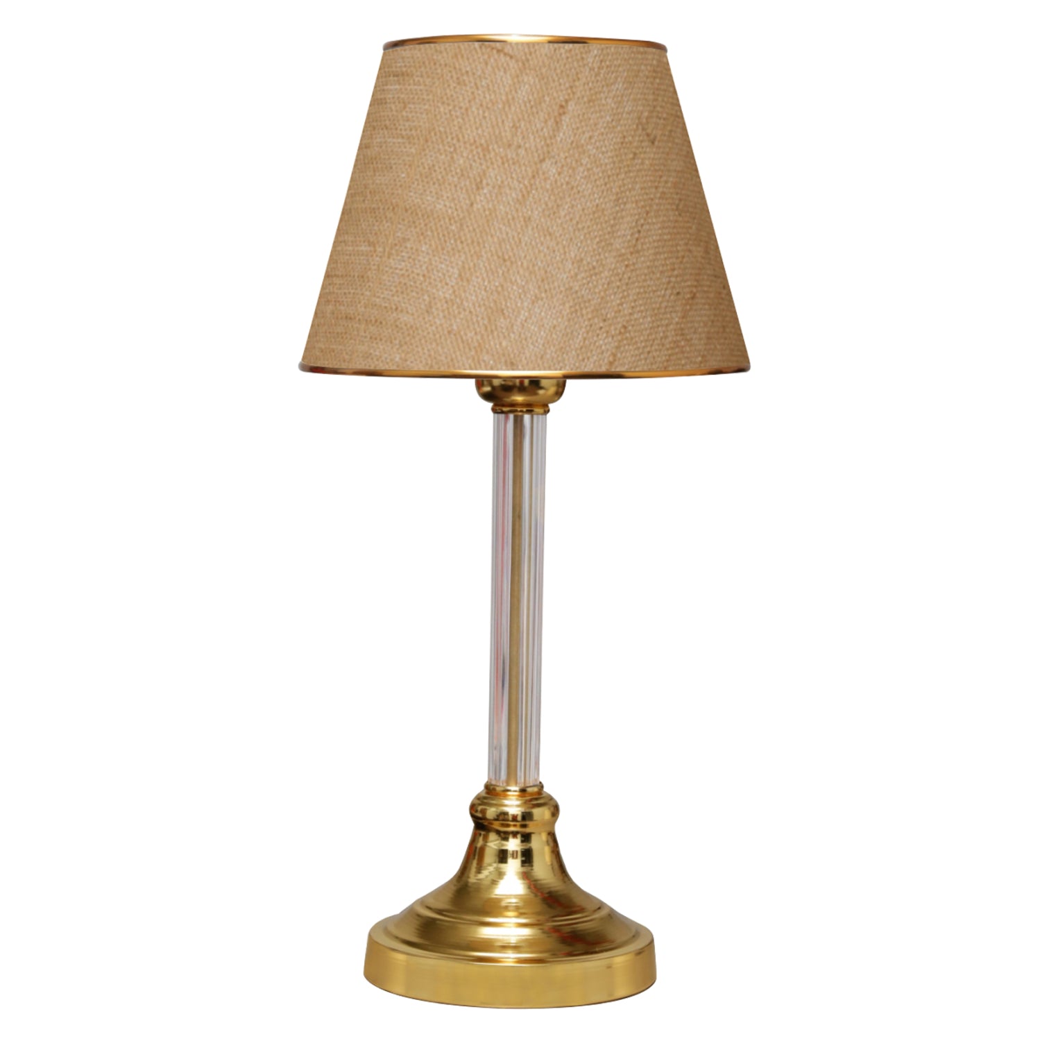 Златиста настолна лампа Мона
