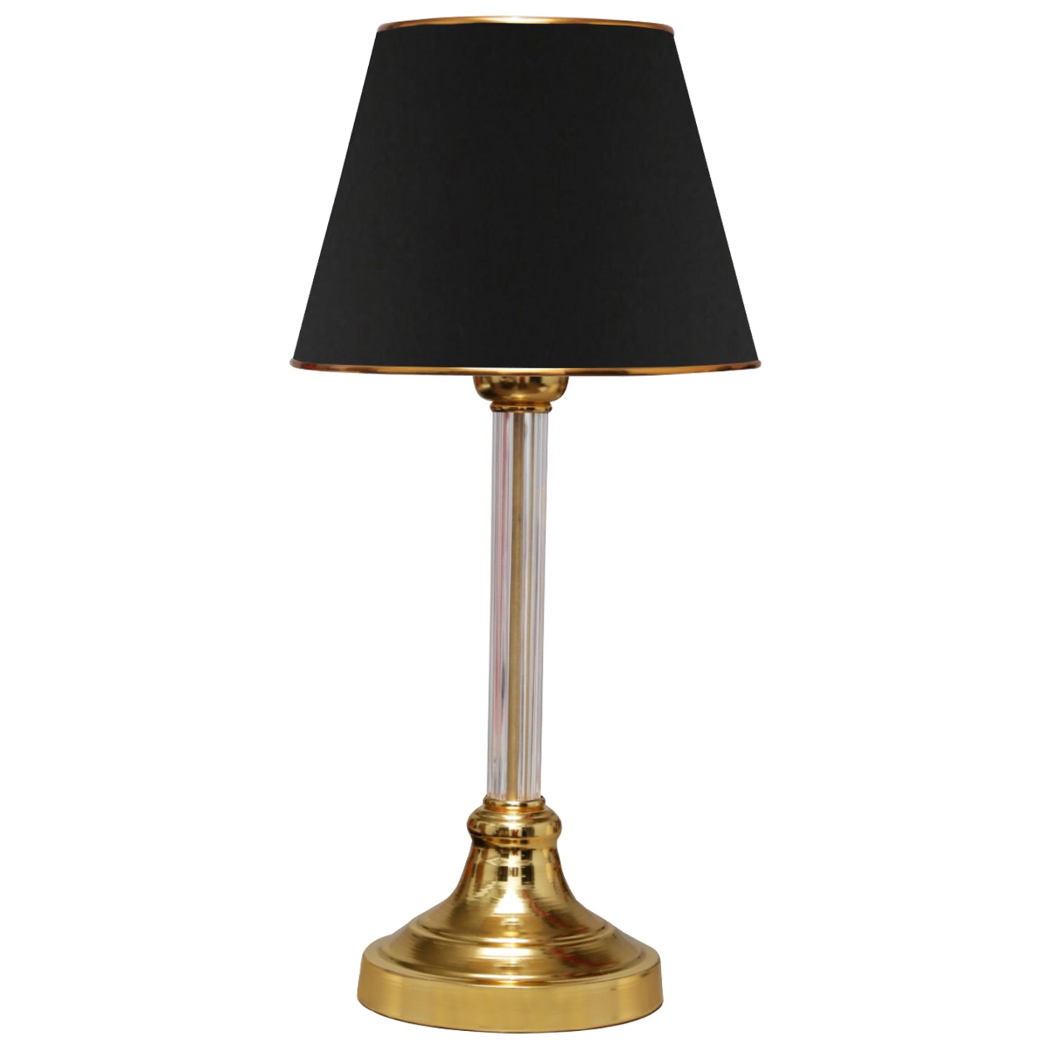 Настолна лампа 7591 черен-златист цвят