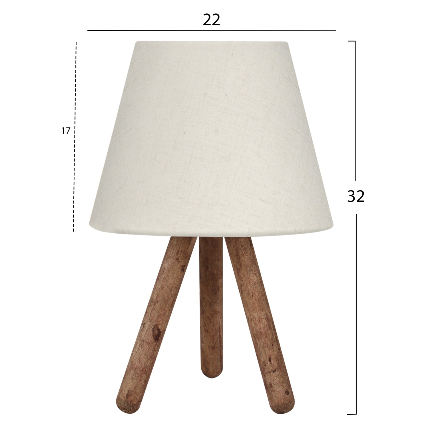 Кремава  настолна лампа