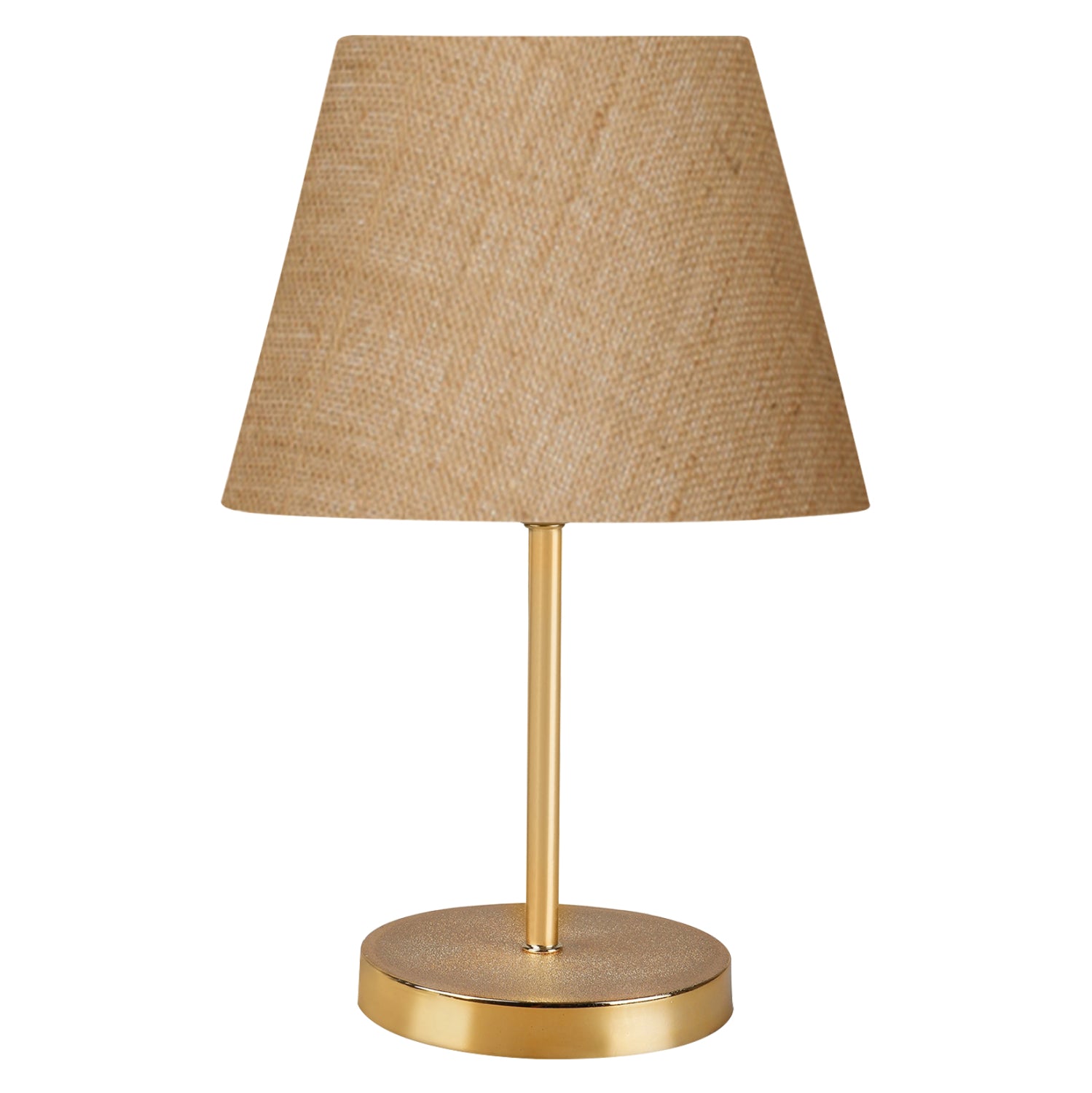 Златна настолна лампа