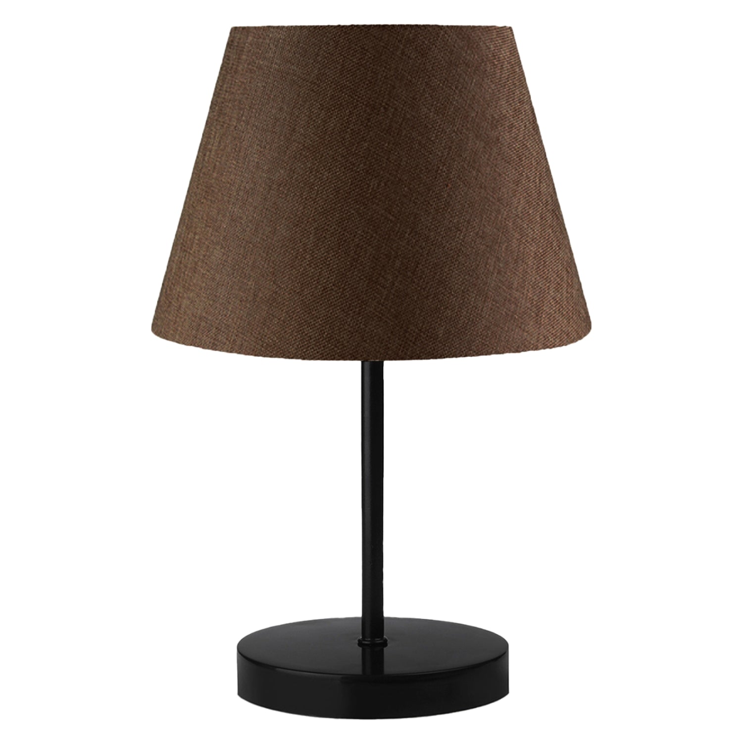 Настолна лампа 7602 кафяв-черен цвят