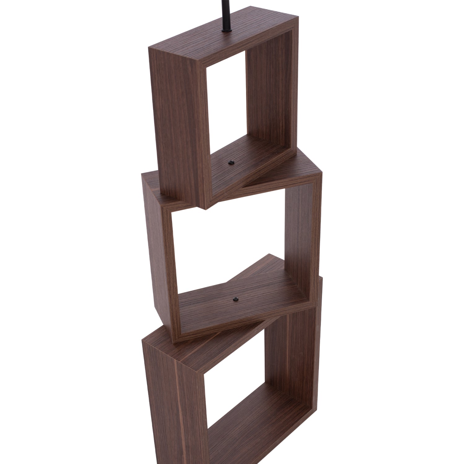Подова лампа mdf орех кафяв d38x140 см.