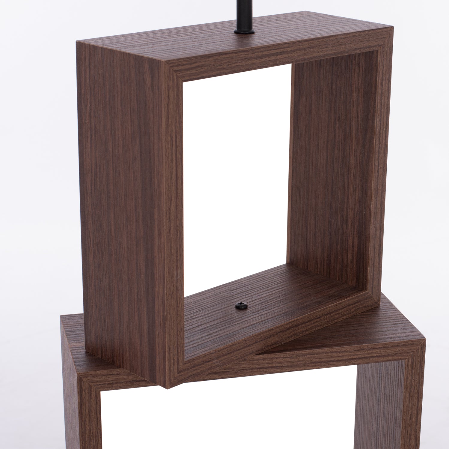 Подова лампа mdf орех кафяв d38x140 см.
