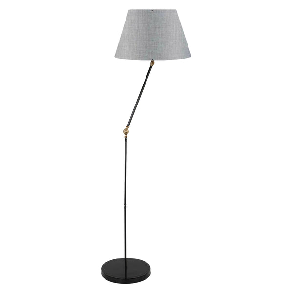 Подова лампа цвят сив-черен φ38x150см