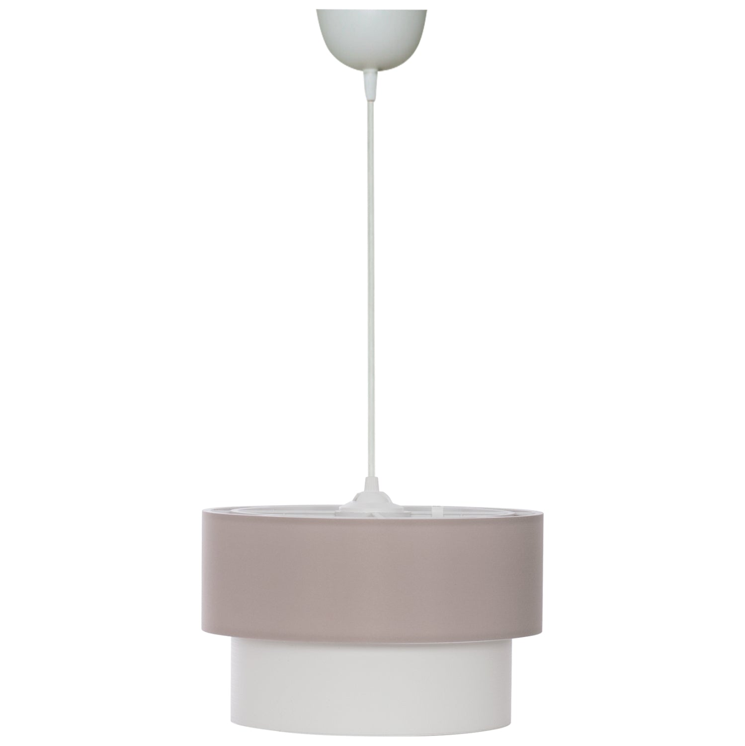 Таванна лампа 7619 бежов-екрю цвят  φ30x80см