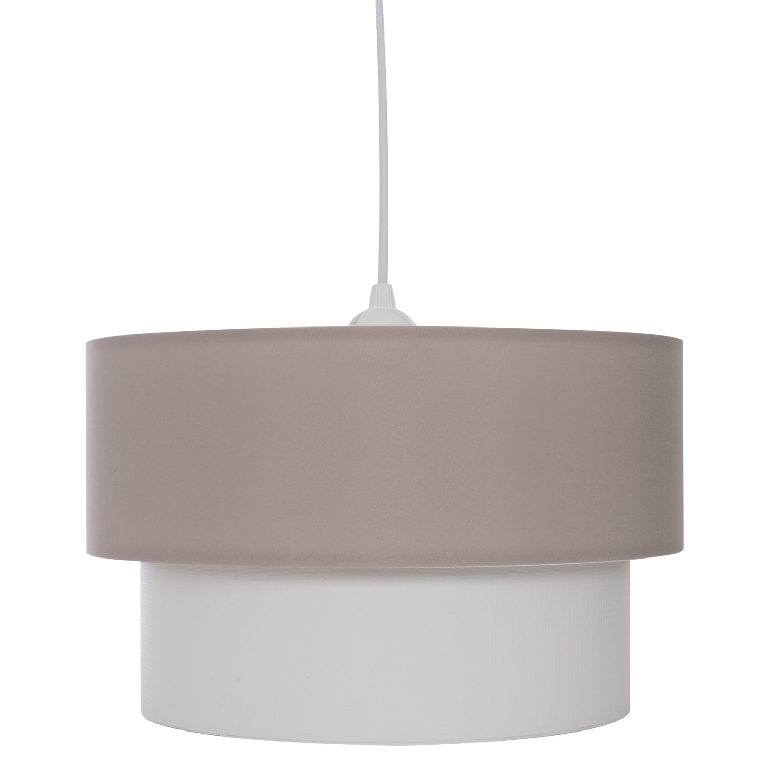 Таванна лампа 7619 бежов-екрю цвят  φ30x80см