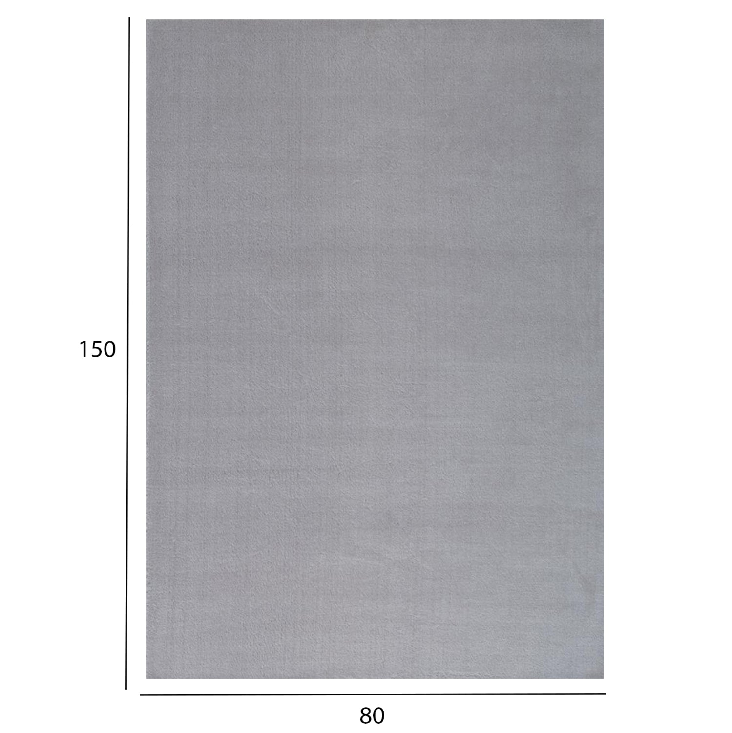 Килим 150х80 -сив цвят