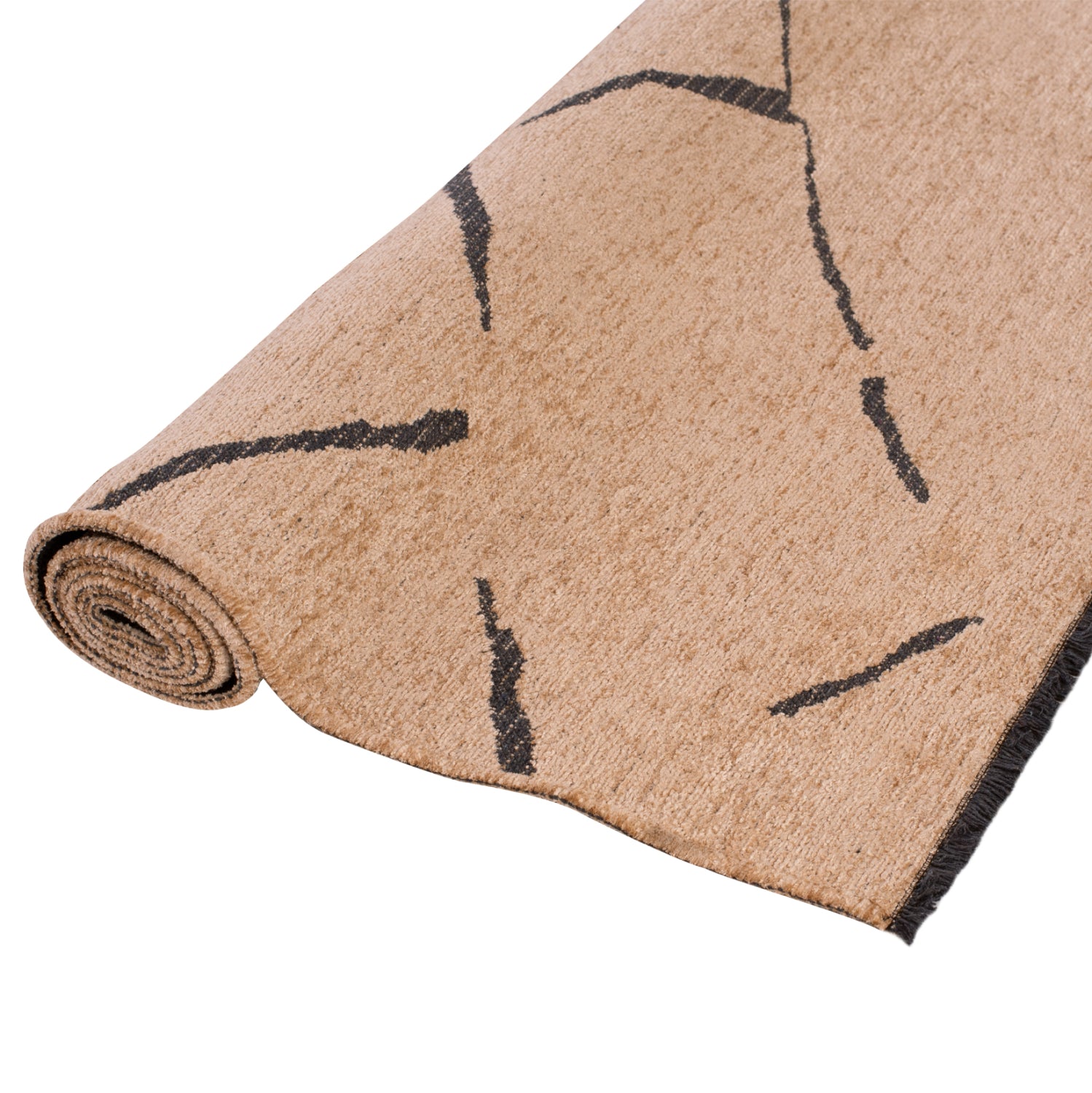 Килим Калиста бежов-черен цвят 160Χ230см