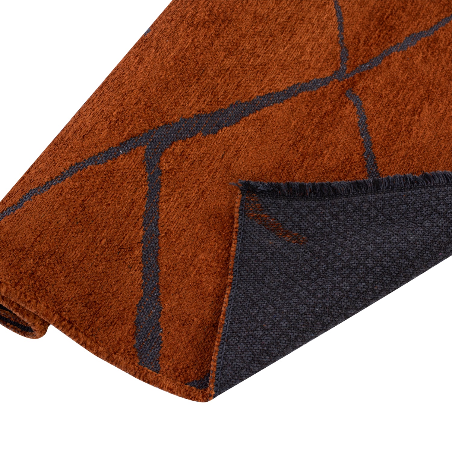 Килим 160х230 -цвят бронз-черен