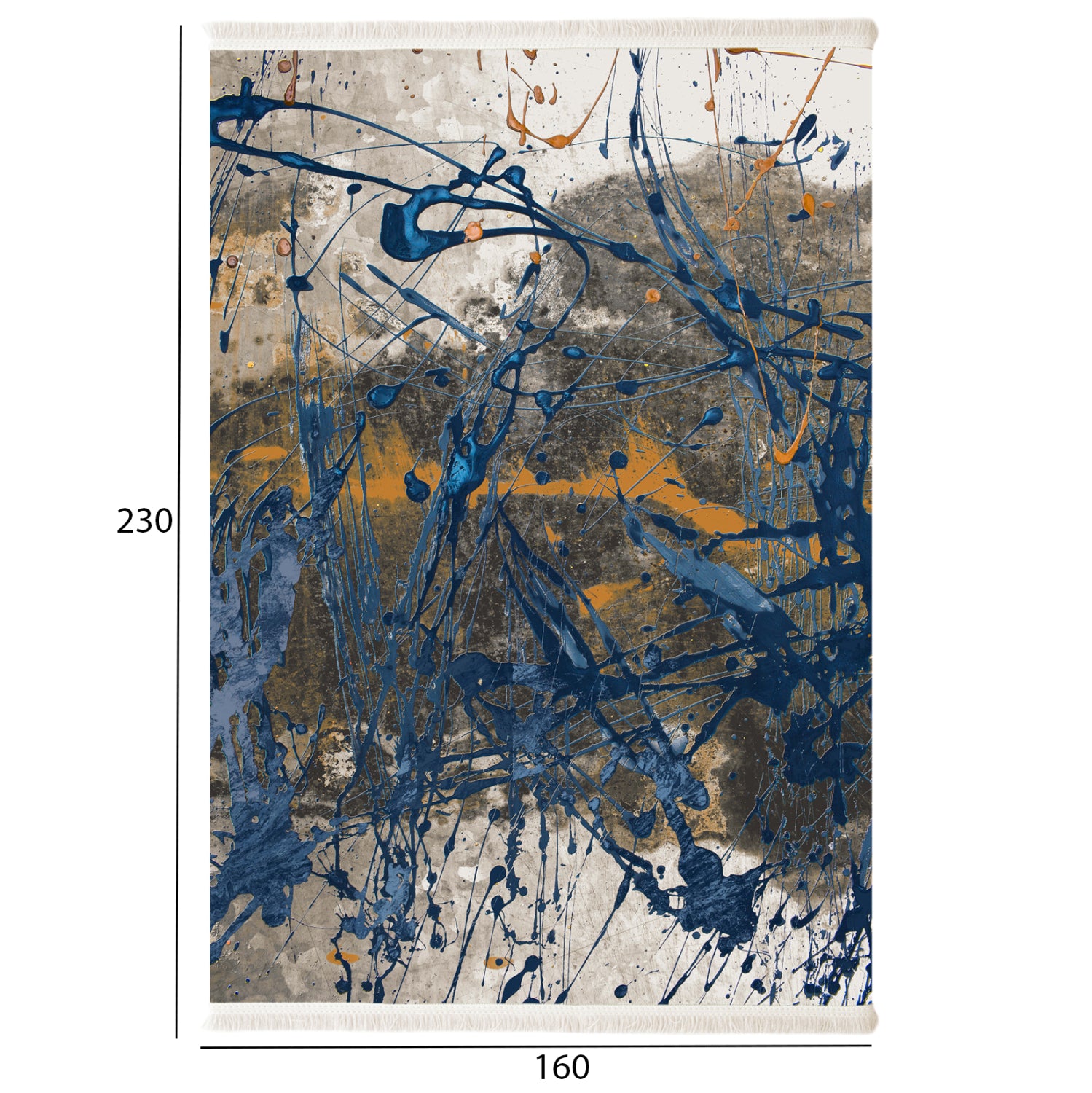 КИЛИМ ЦВЕТЕН JOSIANE МНОГОЦВЕТЕН 160Х230см.