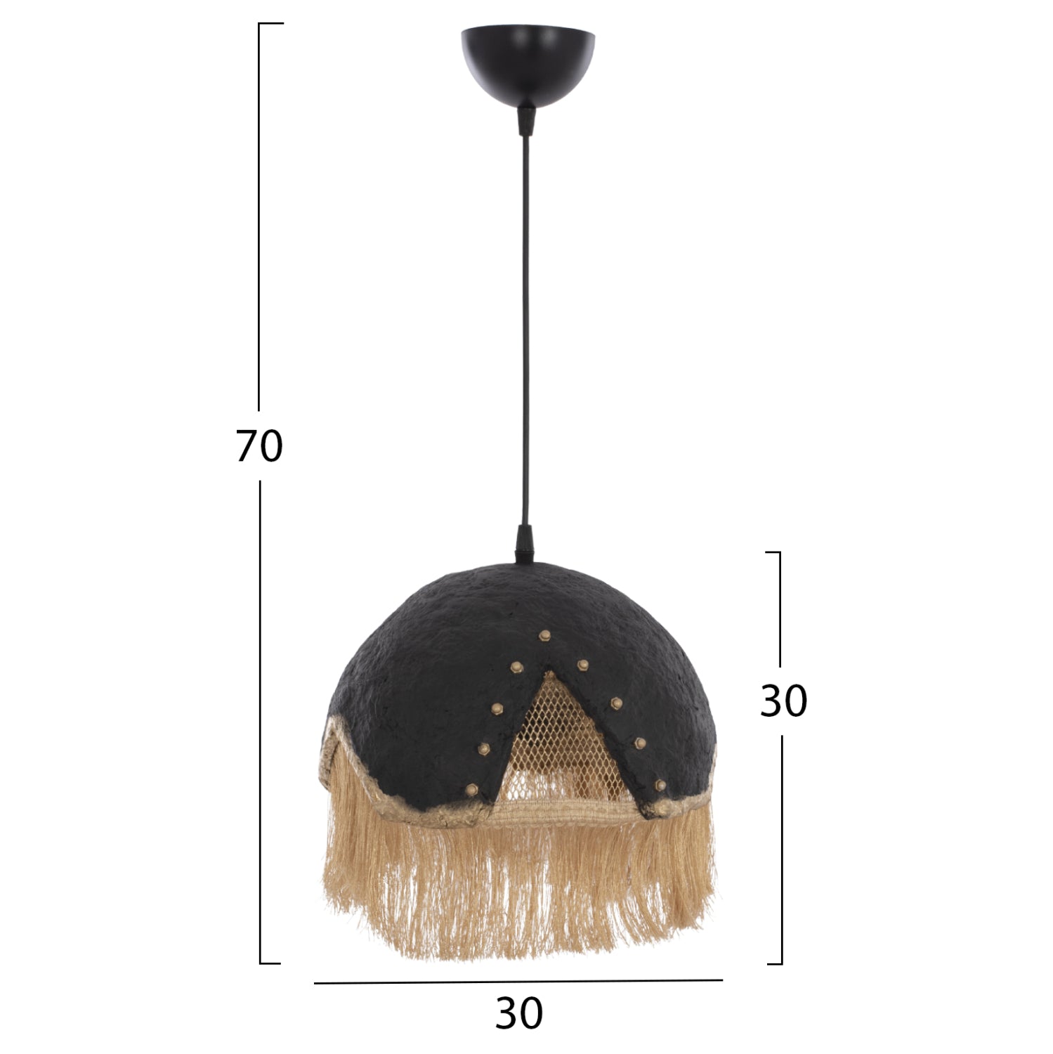 Таванна лампа Φ30x70Yсм.