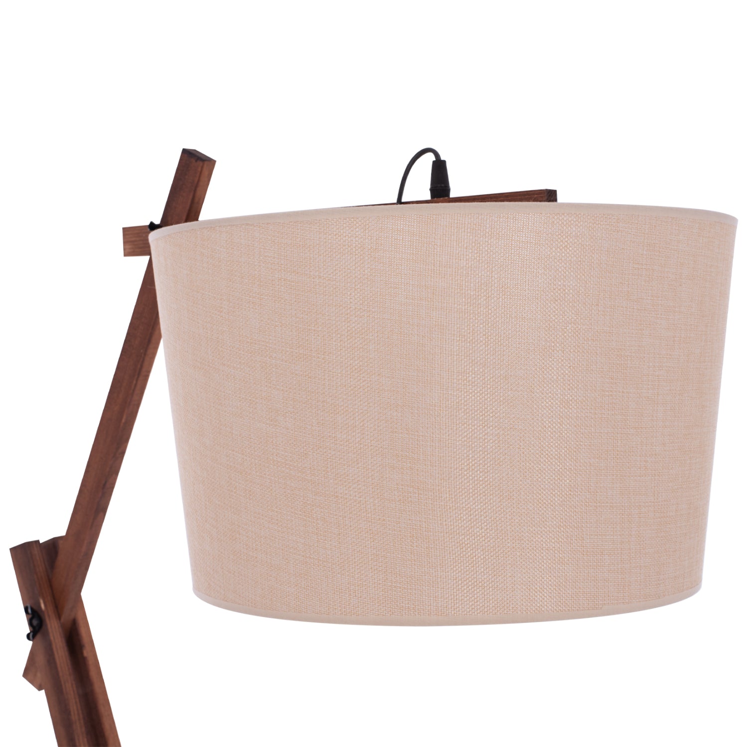 Подова лампа Крейн кафяв-бежов цвят  54x54x170см