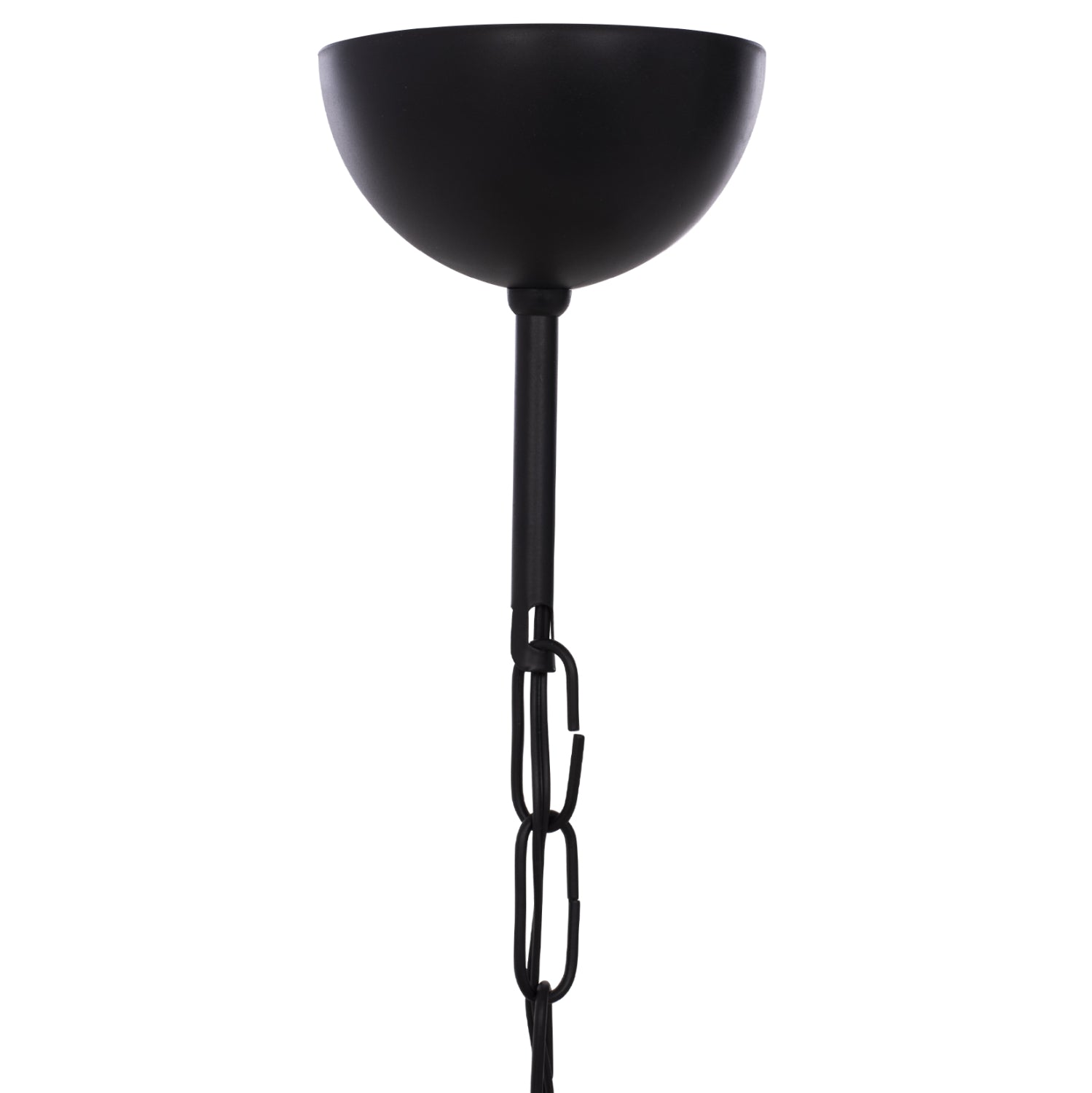 Таванна лампа 7697  естествен-черен цвят 15x11x35см