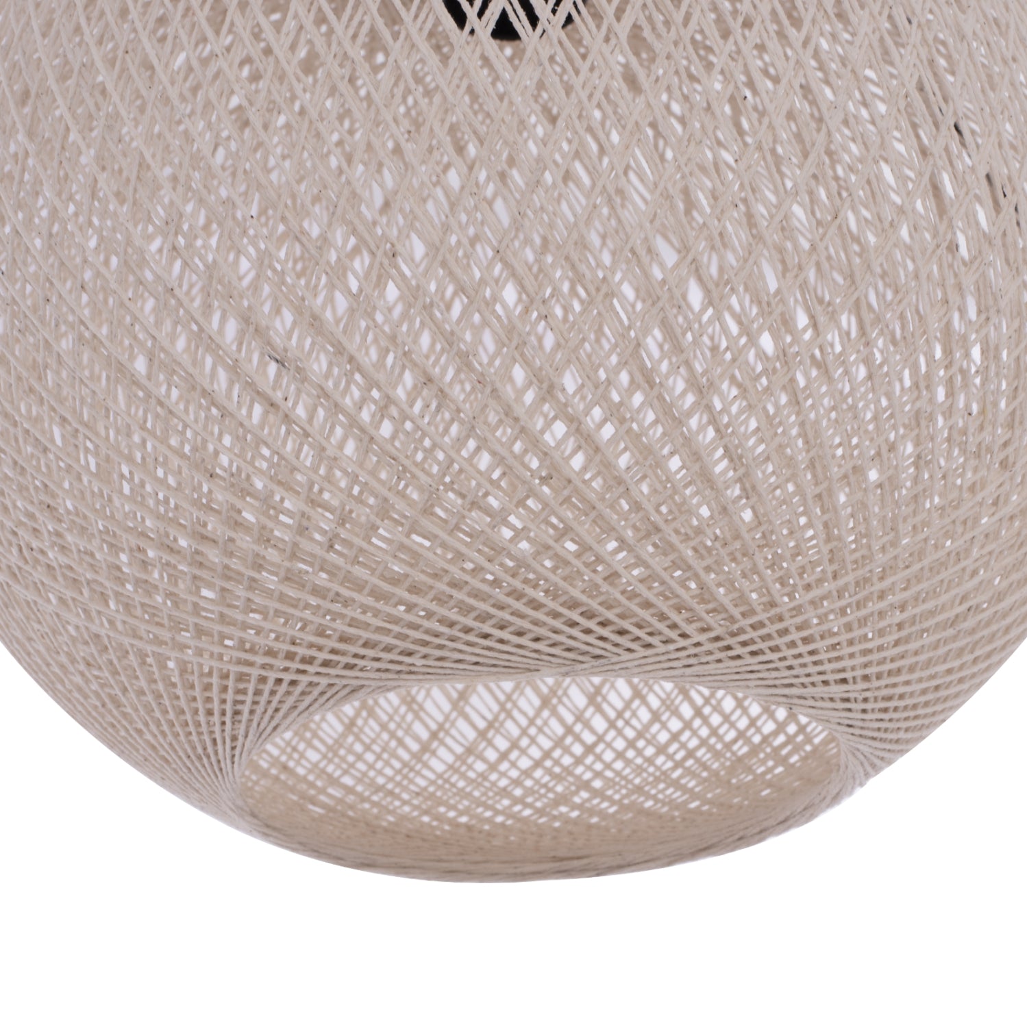 Подова лампа с въжена топка 40x30x160см