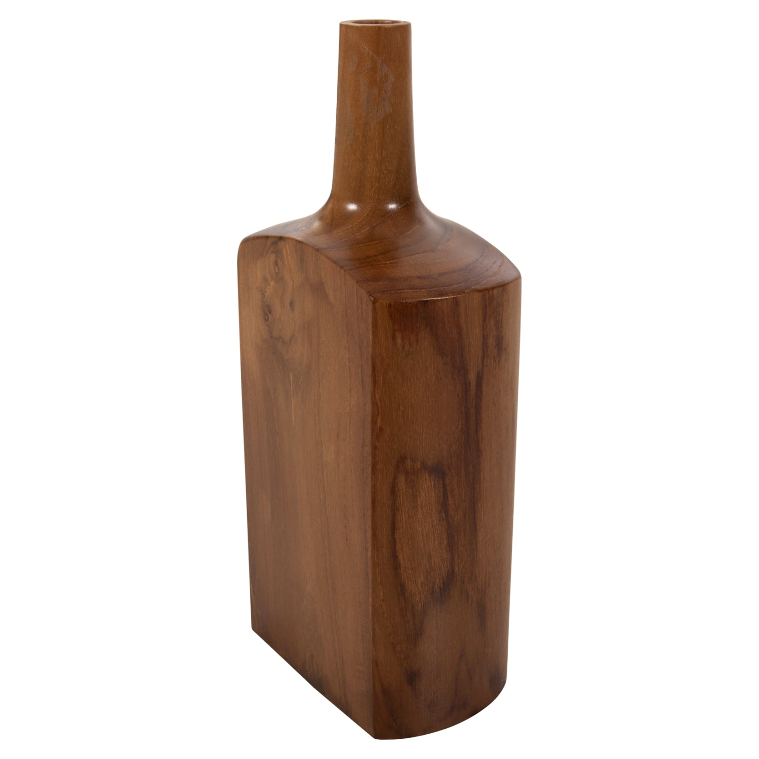 Декоративни бутилки 3 броя тиково дърво