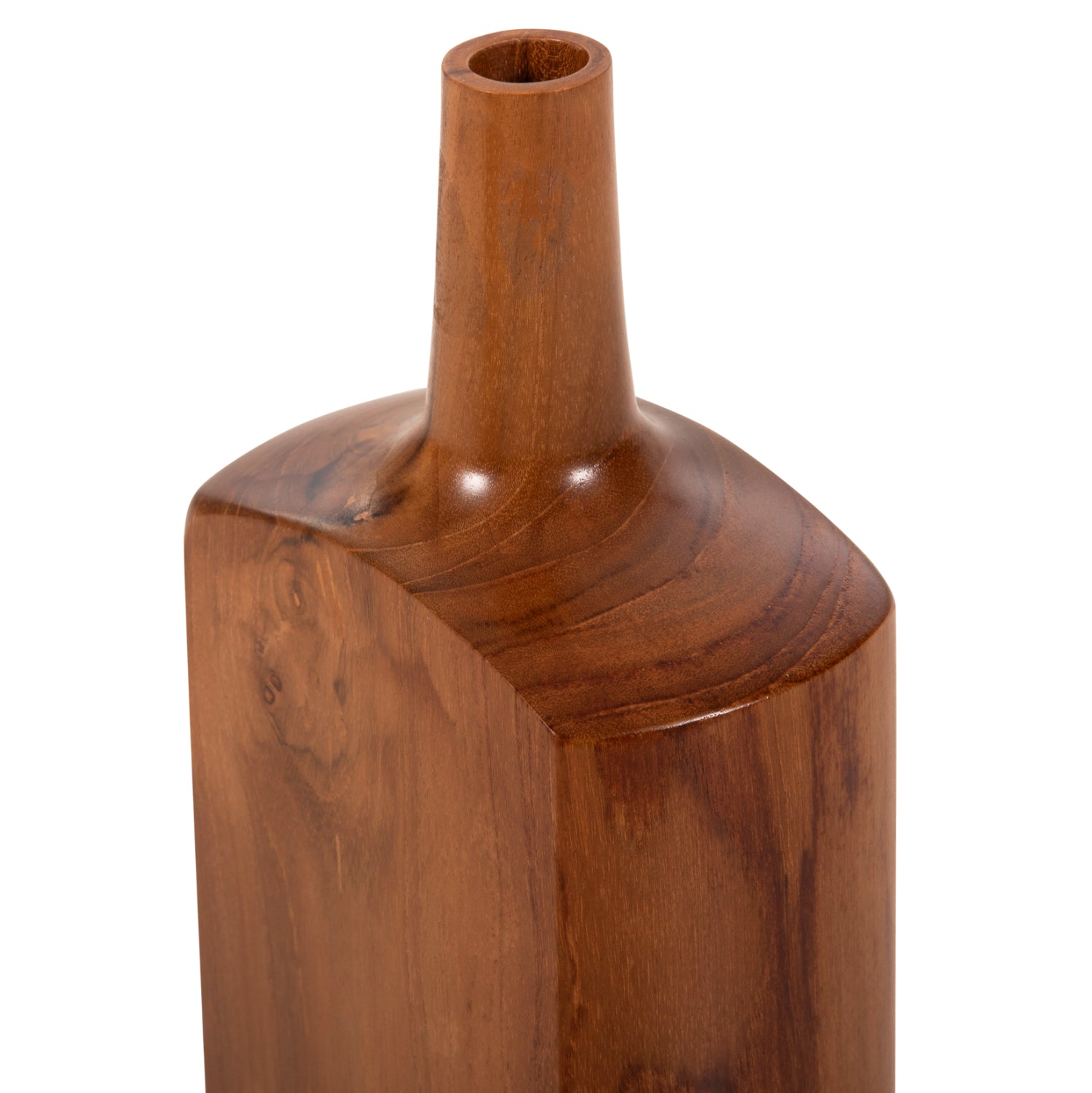 Декоративни бутилки 3 броя тиково дърво