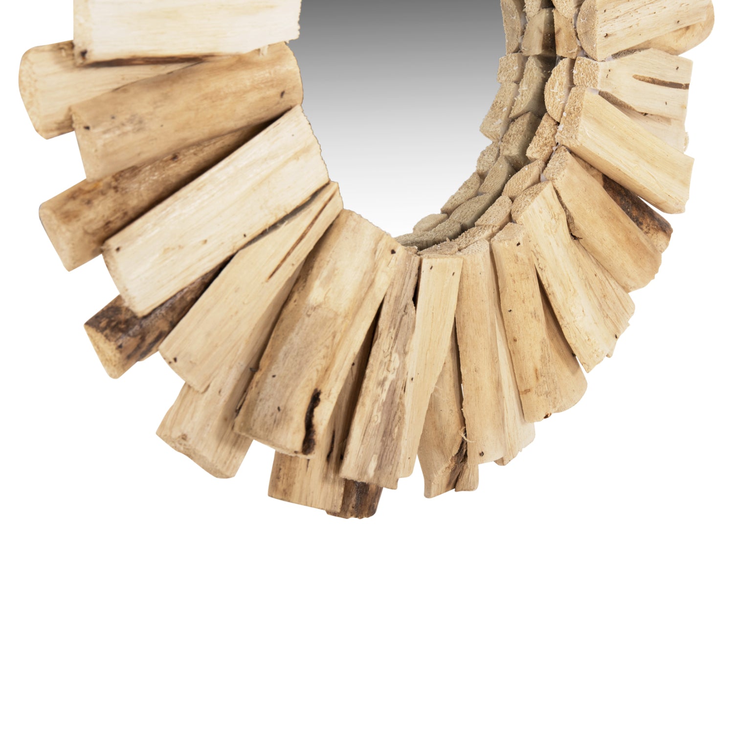 Огледало  ф50 -тиково дърво