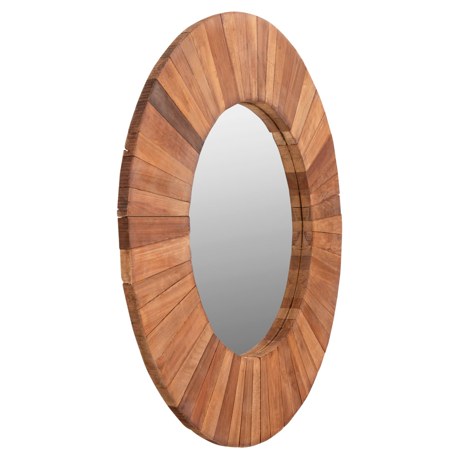 Огледало ф100 -тиково дърво