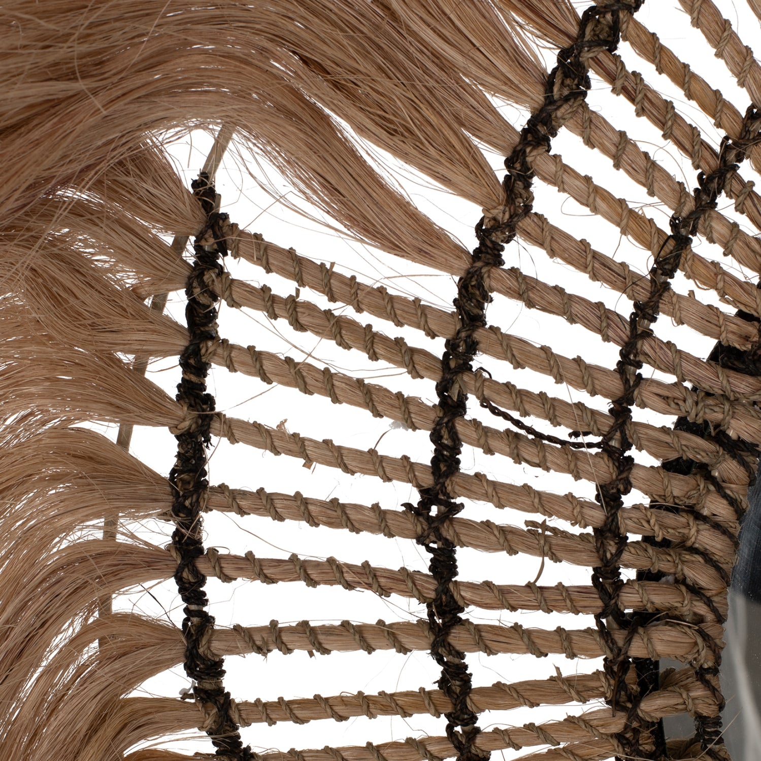 Огледало влакна абака ф80 -цвят черен-натурал