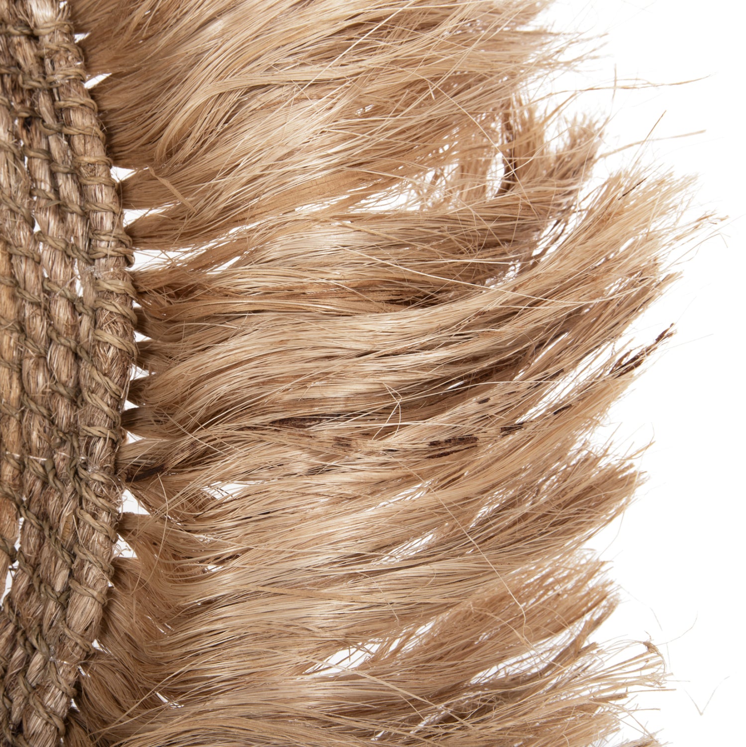 Огледало с рамка от влакна AMBAKAS  ф85 -натурал