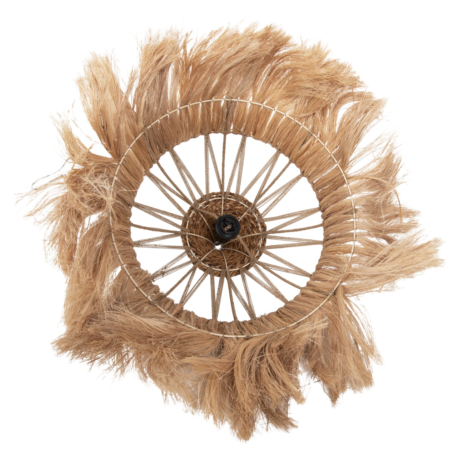 Таванна лампа 7764 естествен цвят Φ52x52-120см