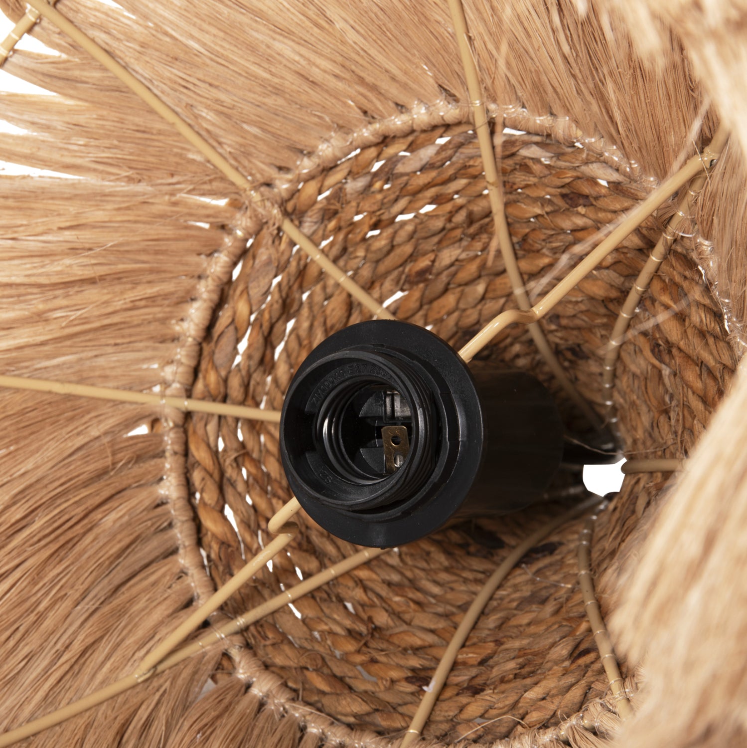 Таванна лампа 7776 естествен цвят  Φ38x34-120см