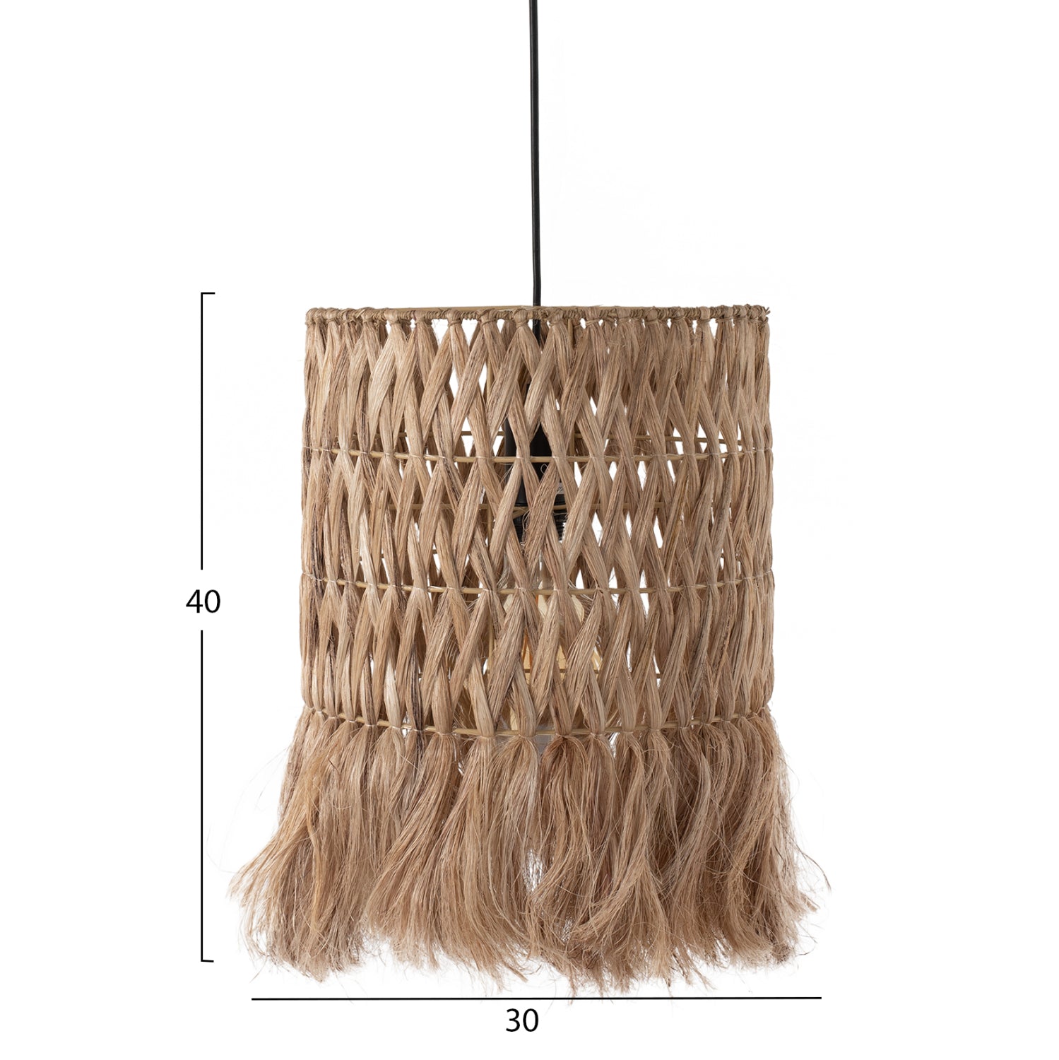 Таванна лампа 7781 естествен цвят 30X30X40см