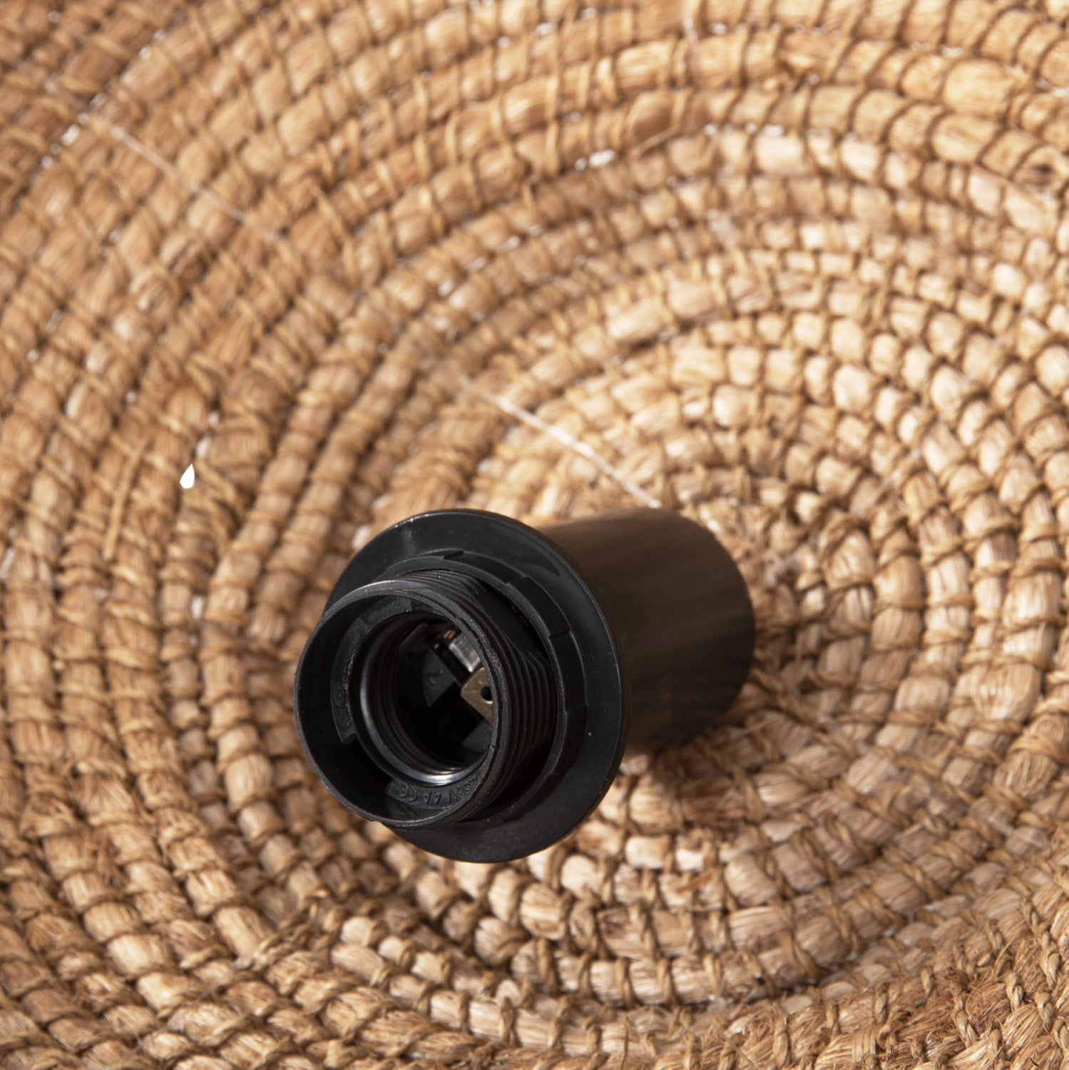 Таванна лампа 7784 естествен цвят  Φ41x14-120см