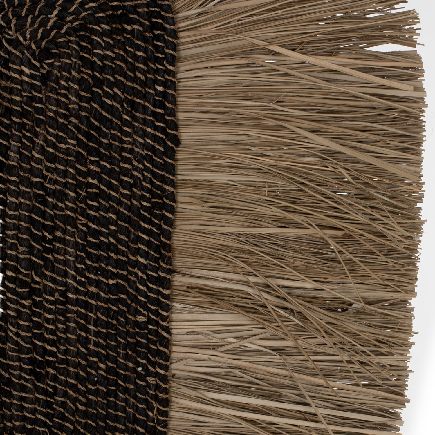 Декорация абака и трева цвят натурал-черен 50x5x75