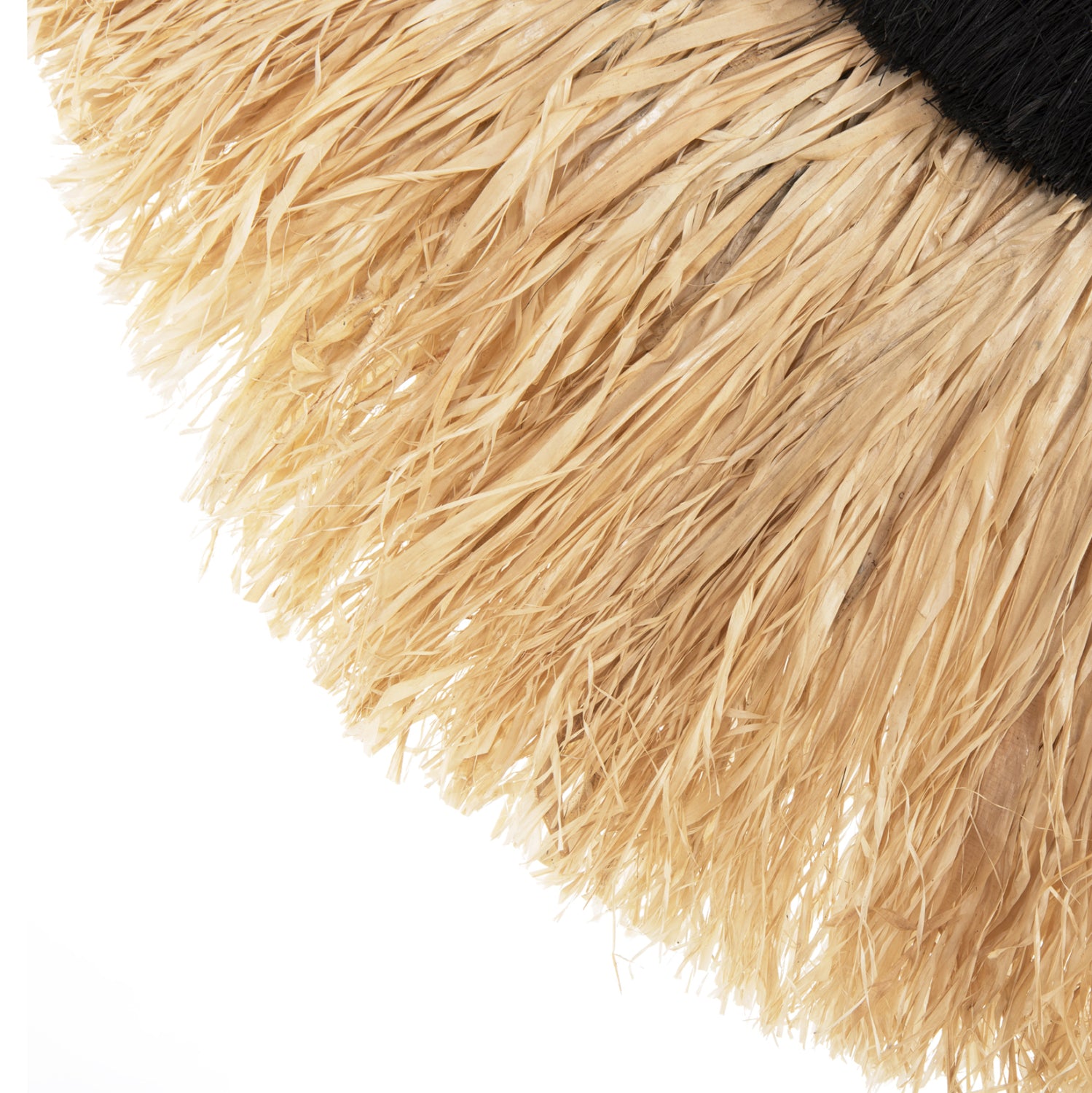 Огледало със сизал и абака натурал 85x3x50см