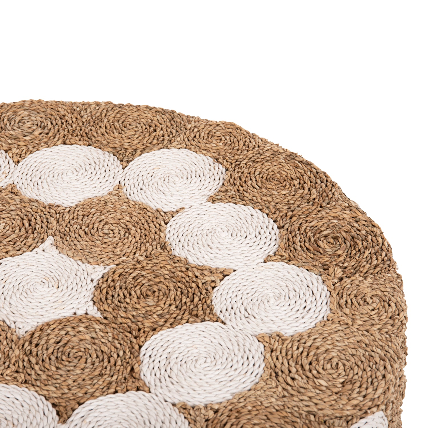 Странична маса 7825 естествен-бял цвят Φ81x45см