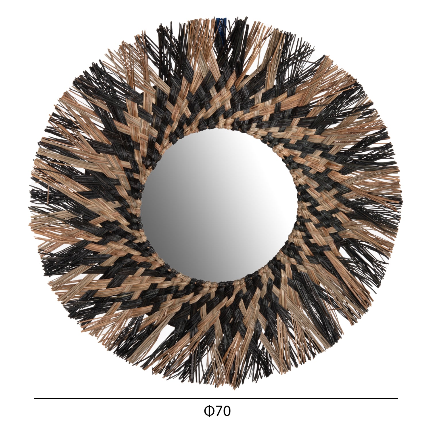 Огледало MENDONG ф70 -натурал