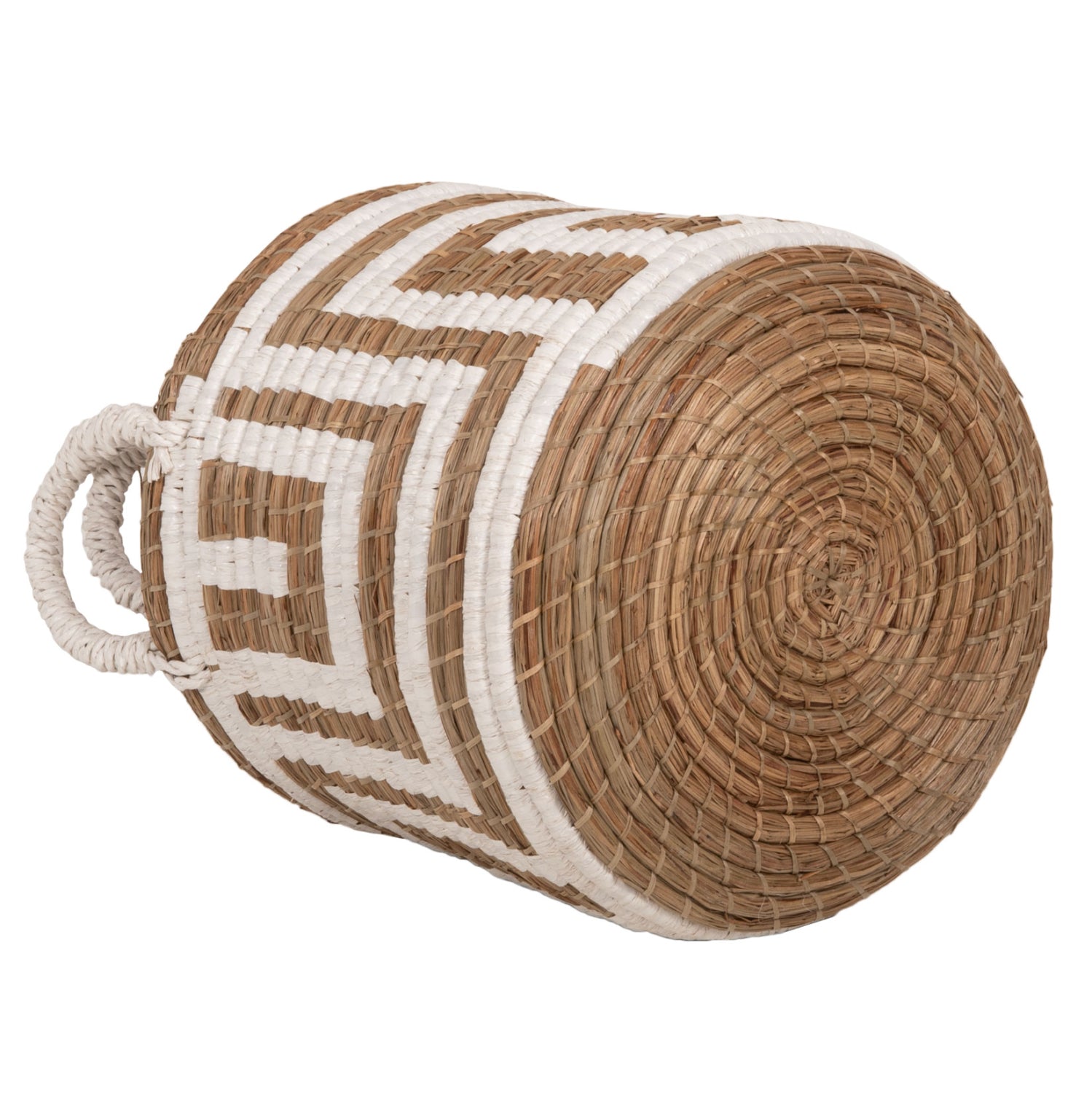 Декоративни кошници цвят натурал-бял Φ36x32-40