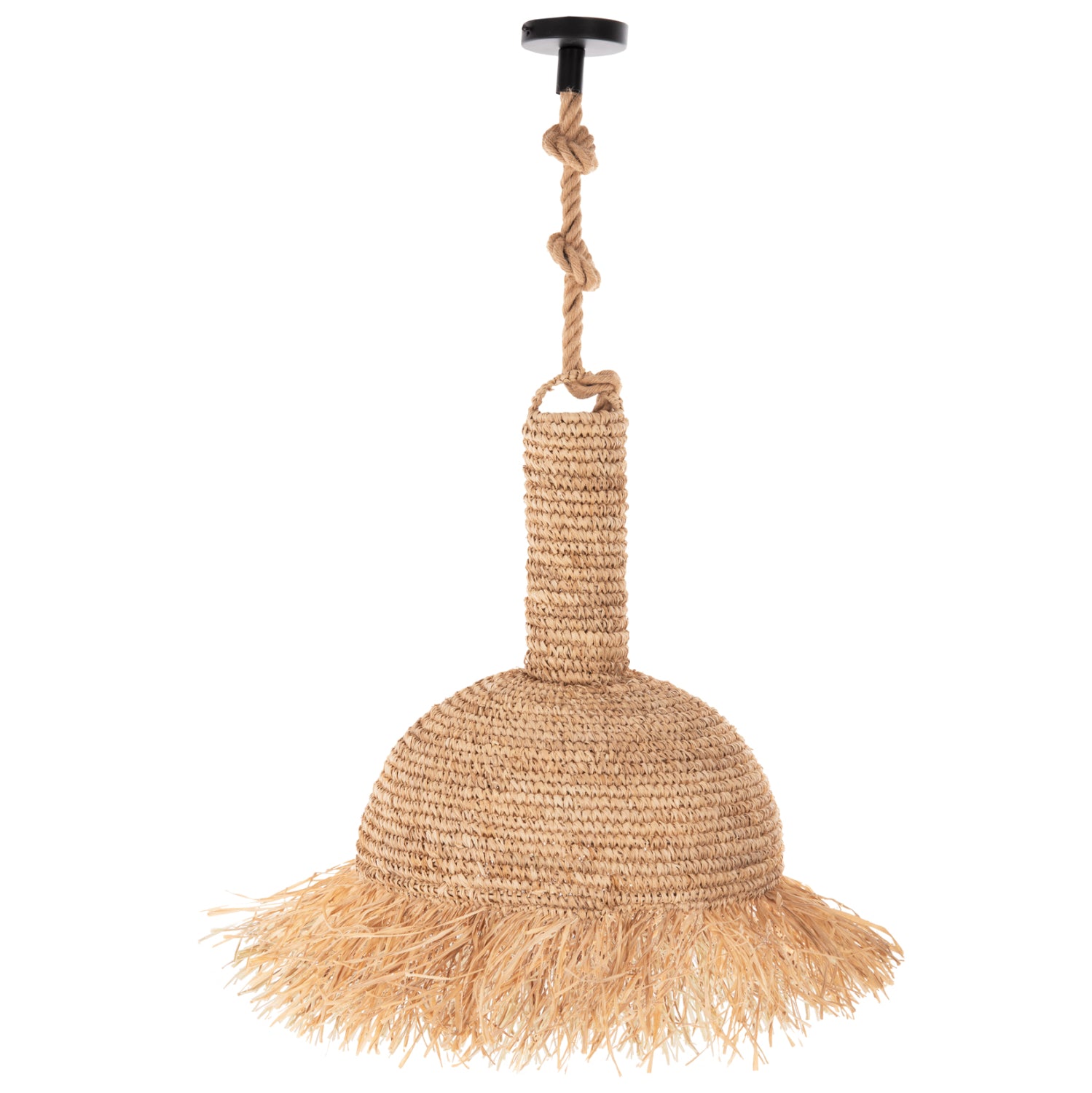 Таванна лампа 11923 бежов цвят   Φ41.5x150см