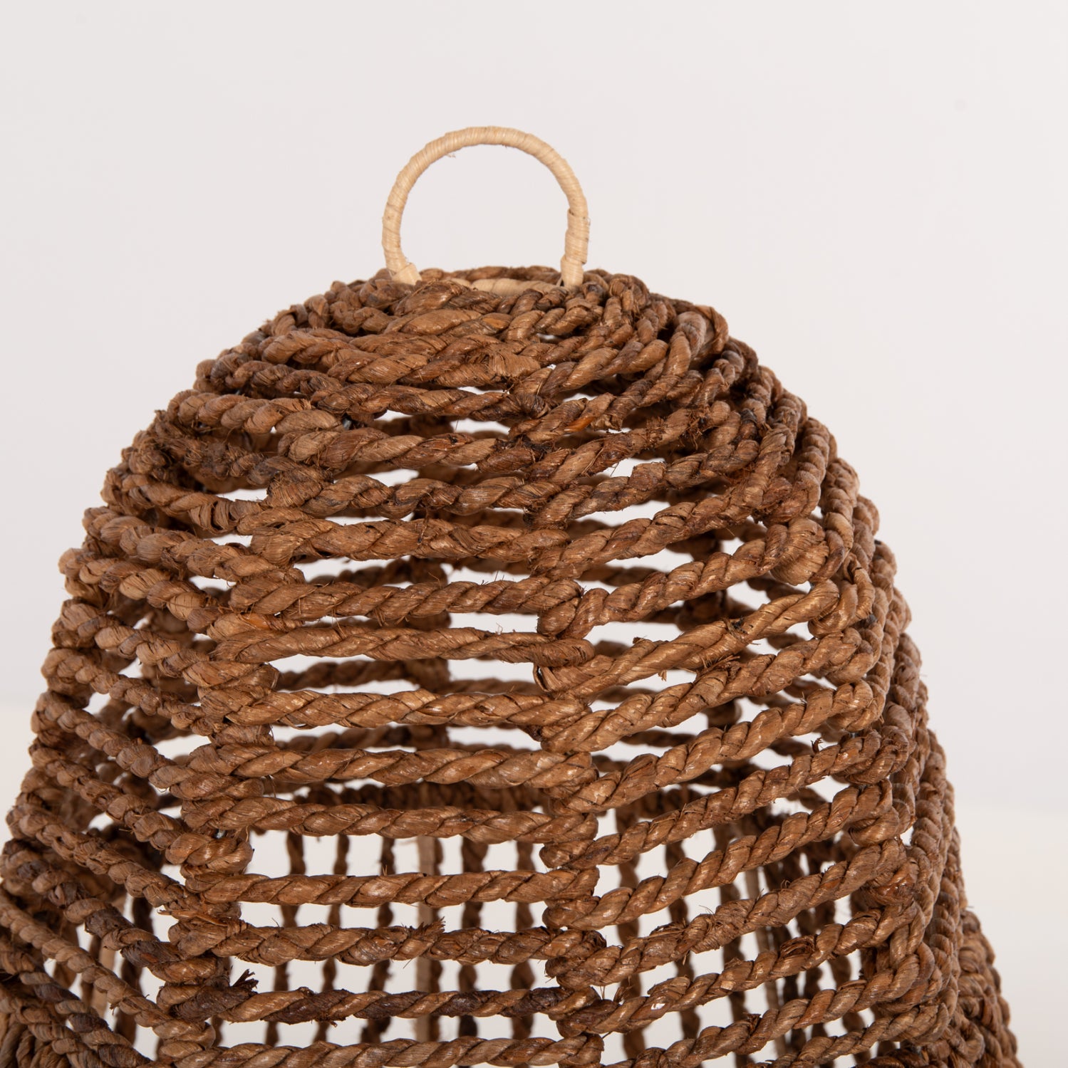 Таванна лампа 7858 кафяв цвят Φ41x41-136Φсм