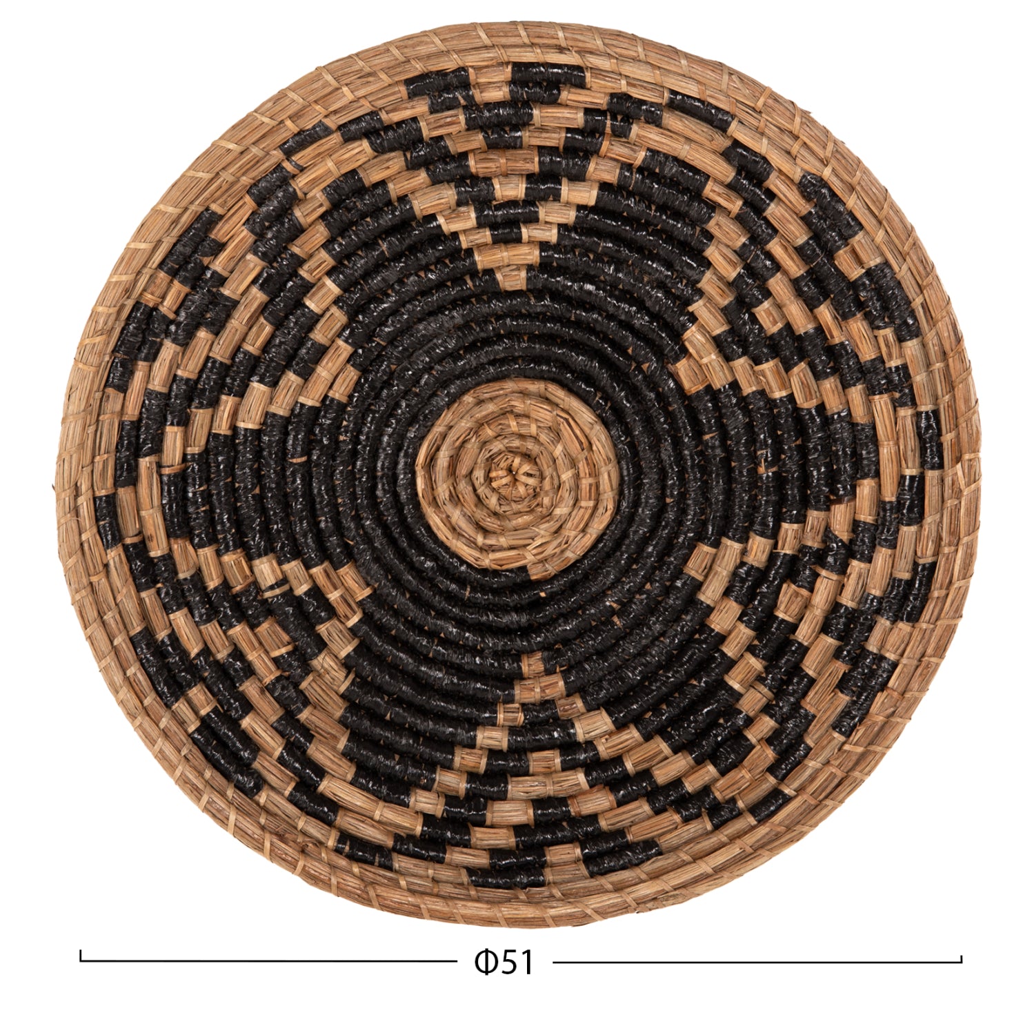 Декорация за стена кръгла -натурал /бохо стил ф 51/6см