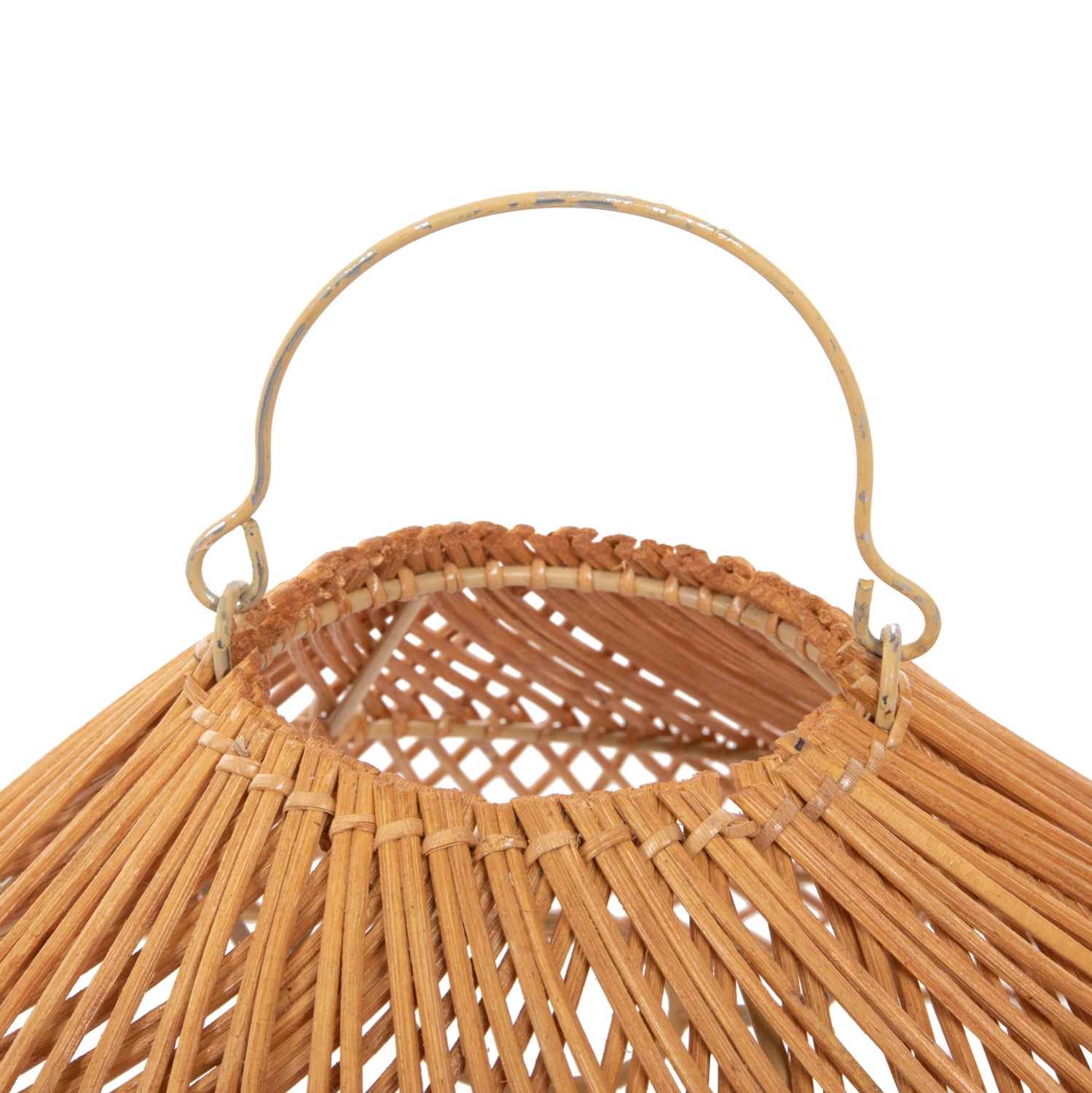 Таванна лампа 7878 бежов цвят Φ58.5x31см