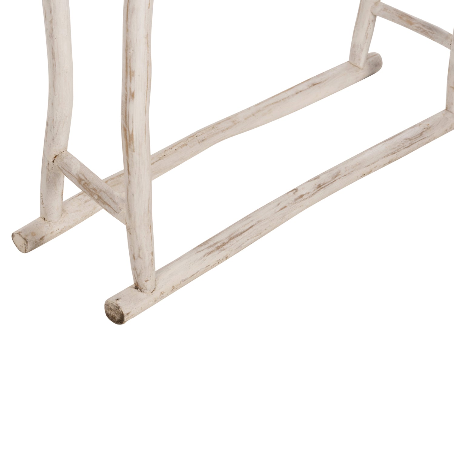 OREG ЗАКАЧАЛКА ЗА КЪРПИ В БЯЛА ПАТИНА 90x28x77-91см.