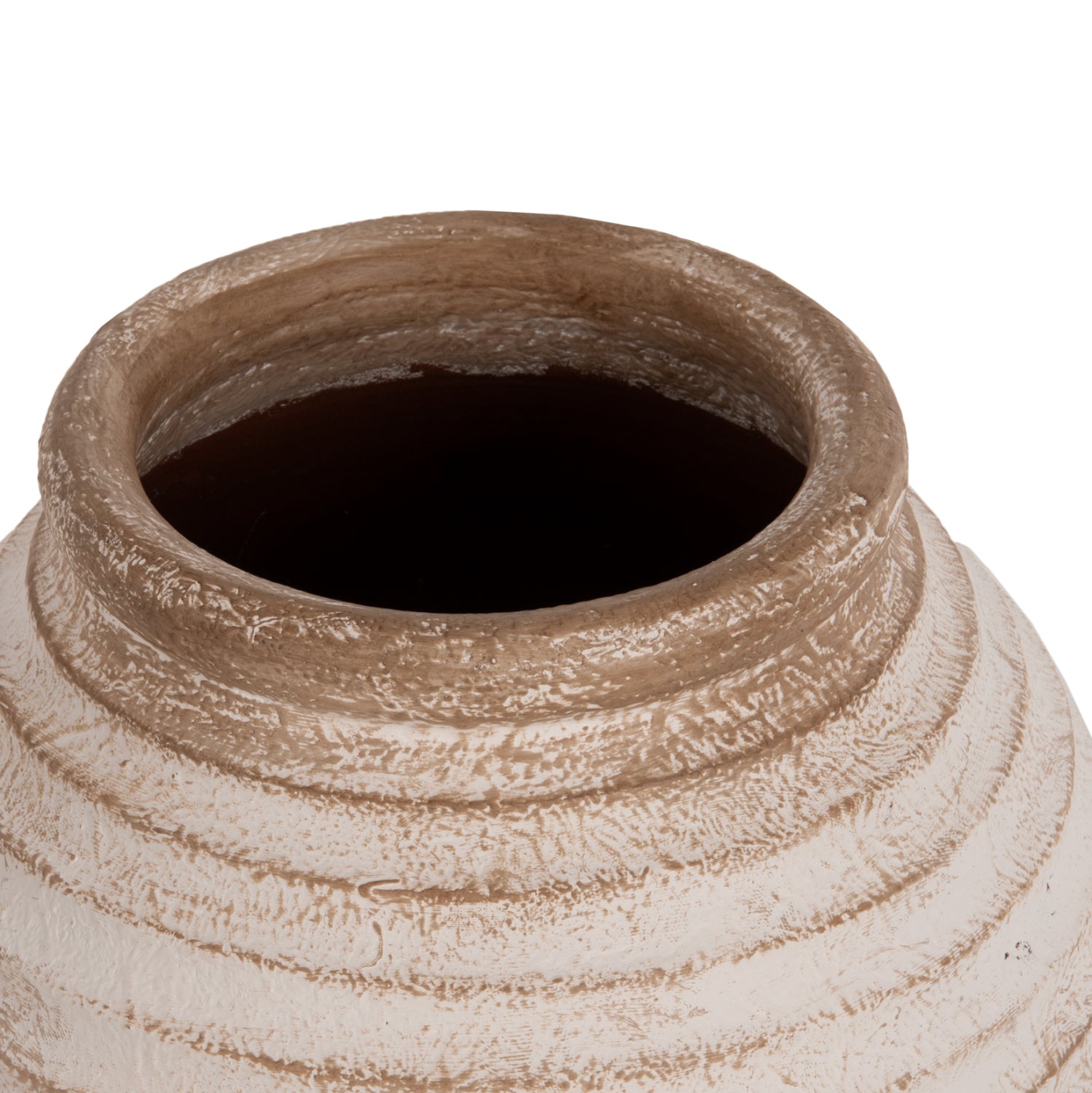 Ваза  PYDNA ф28 -антично бял цвят Φ28x35