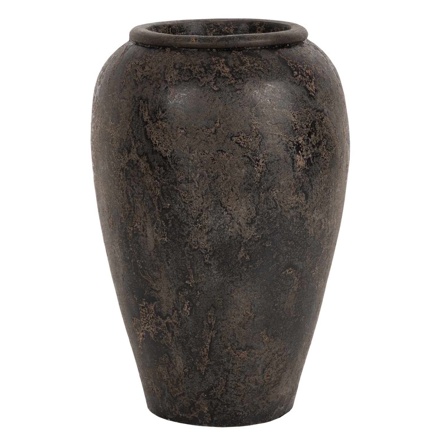 Ваза  SPARTA ф34 -черен цвят Φ28x45