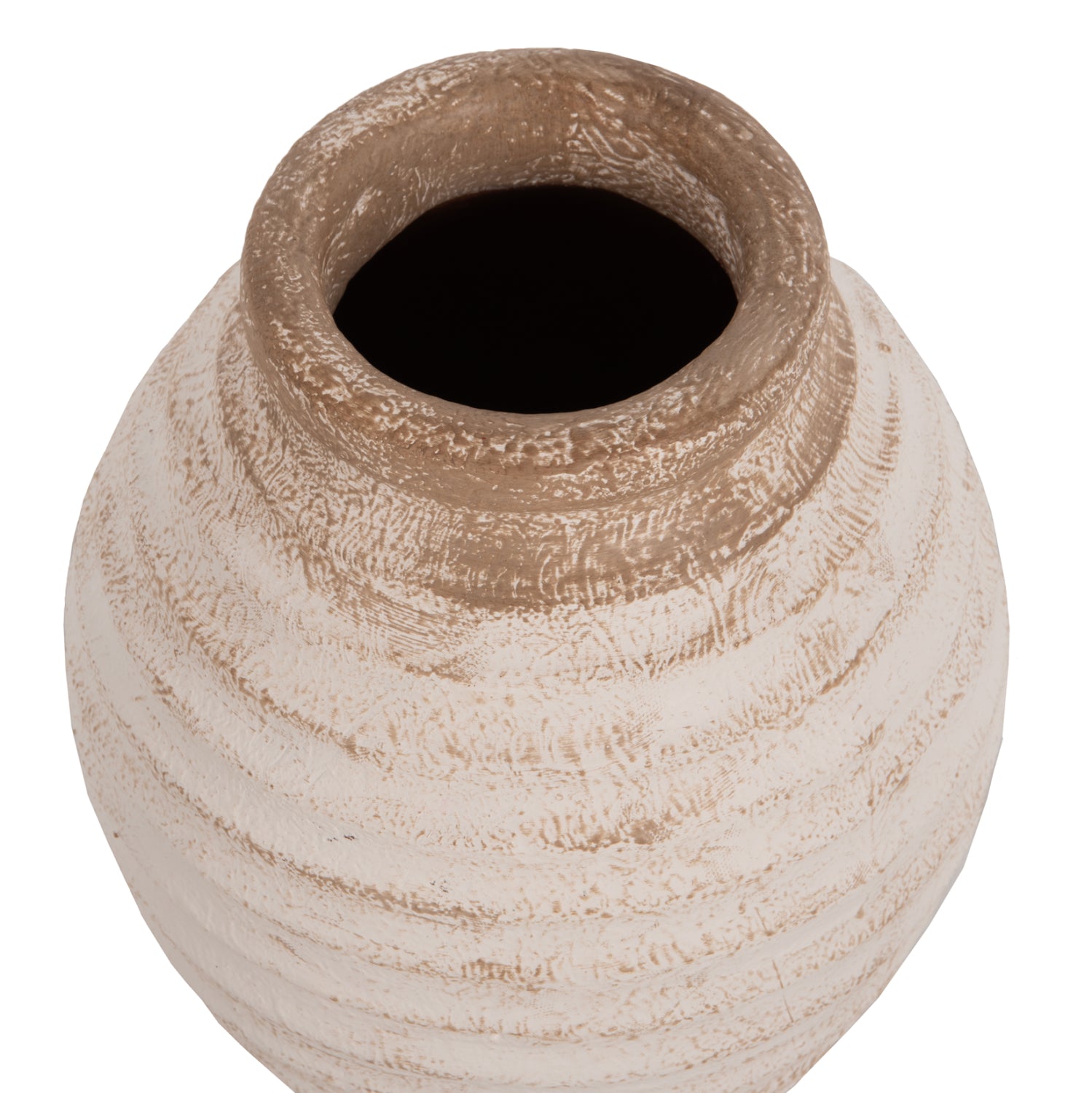 Ваза  PYDNA ф20 -антично бял цвят Φ20x25