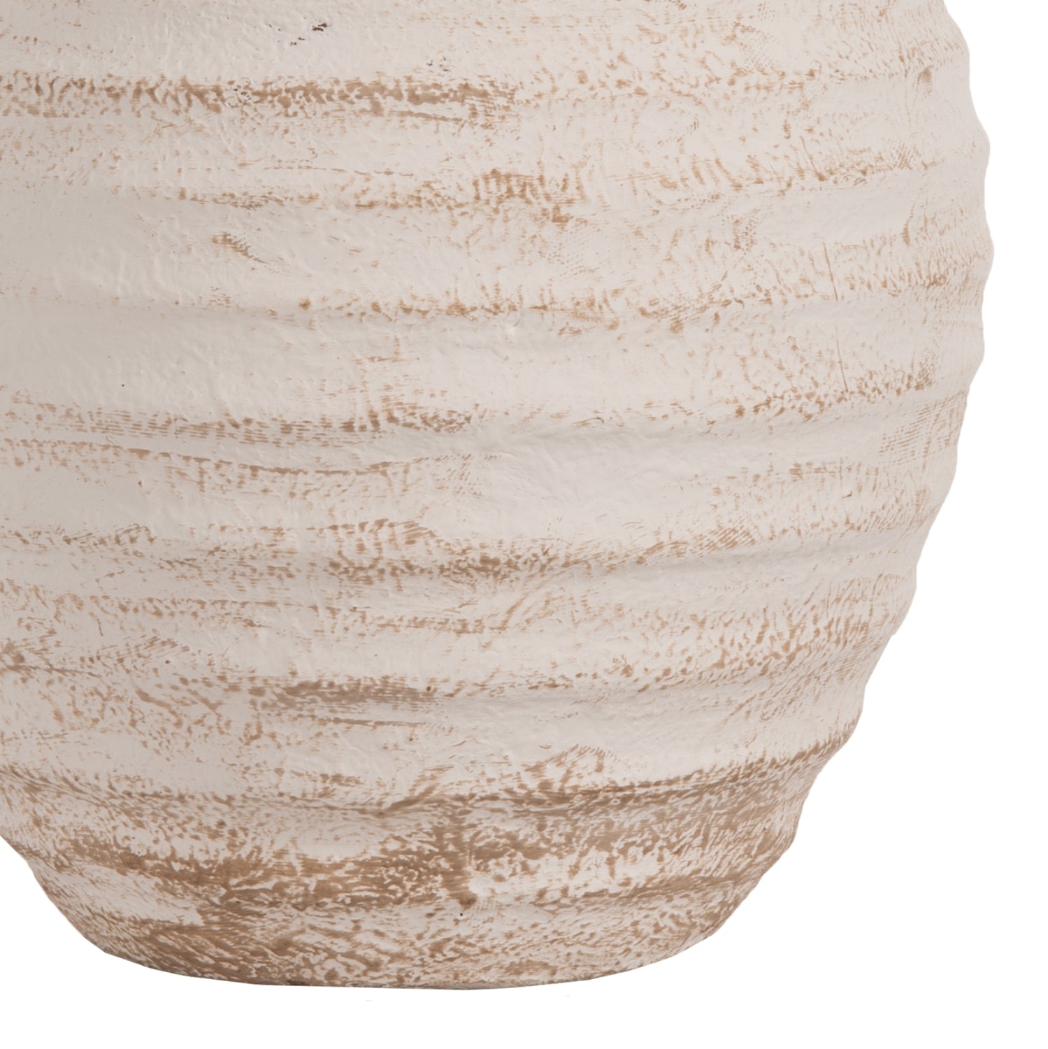 Ваза  PYDNA ф20 -антично бял цвят Φ20x25