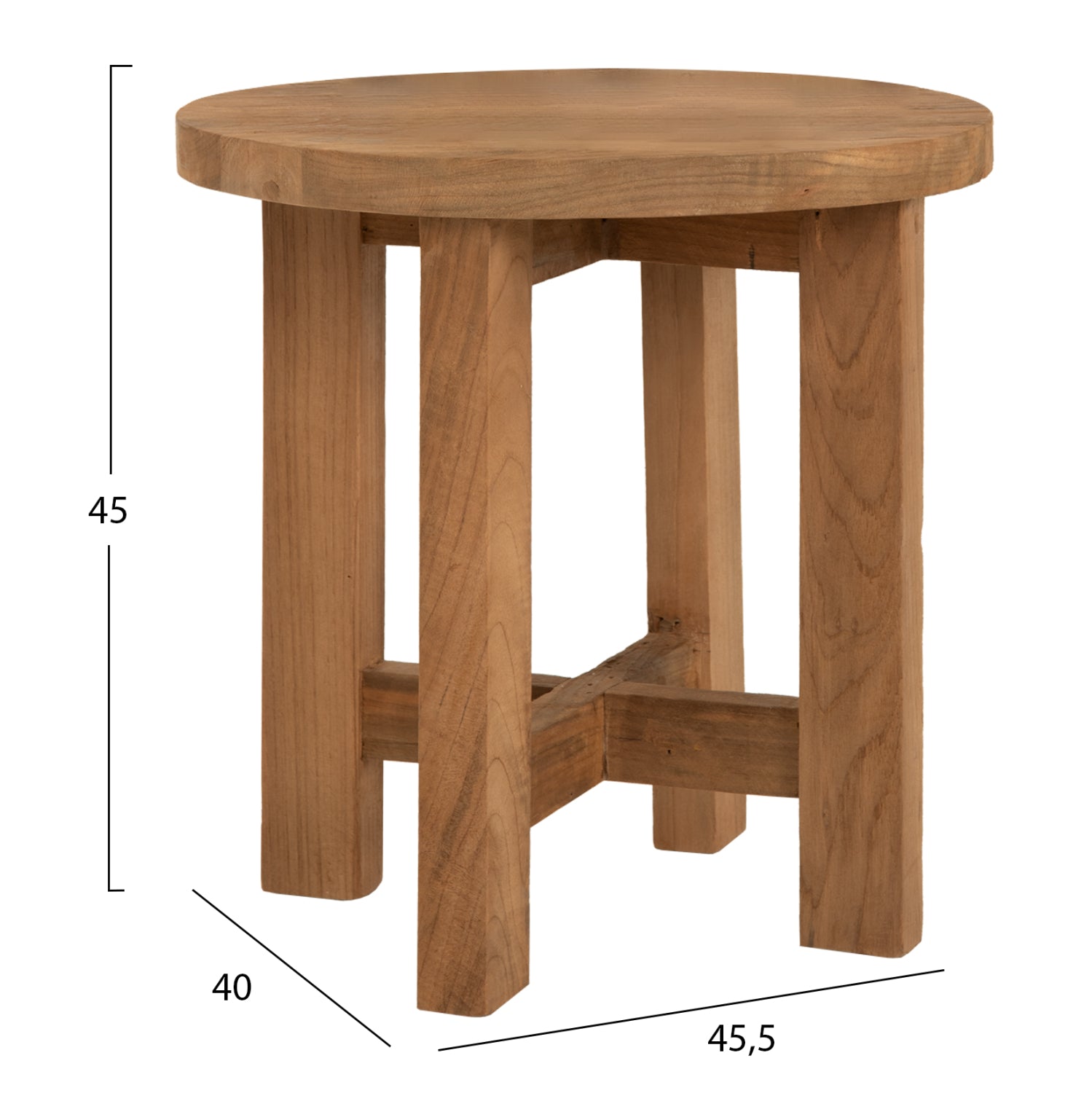 Табуретка натурал