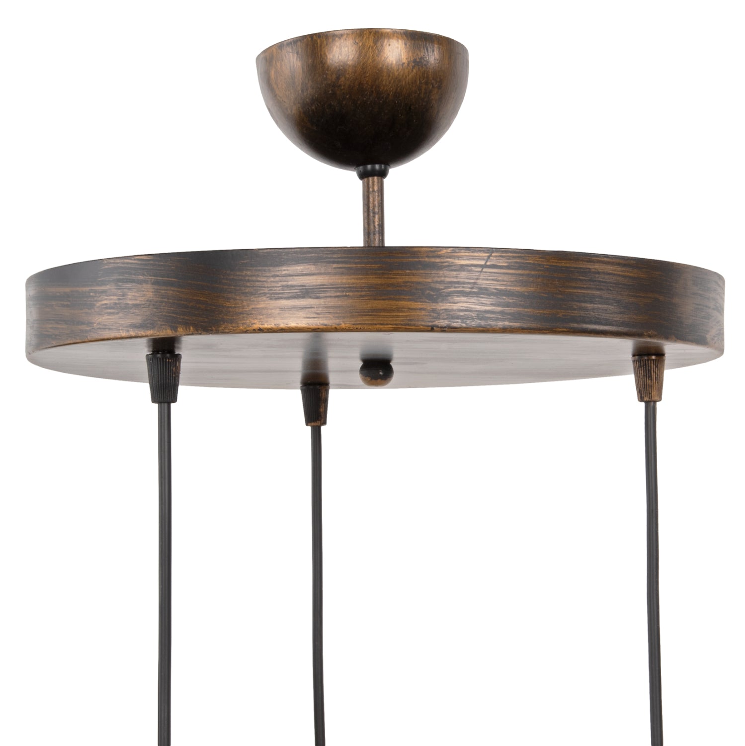 Таванна лампа 7948 бежов-бронз цвят  Ф30x70см