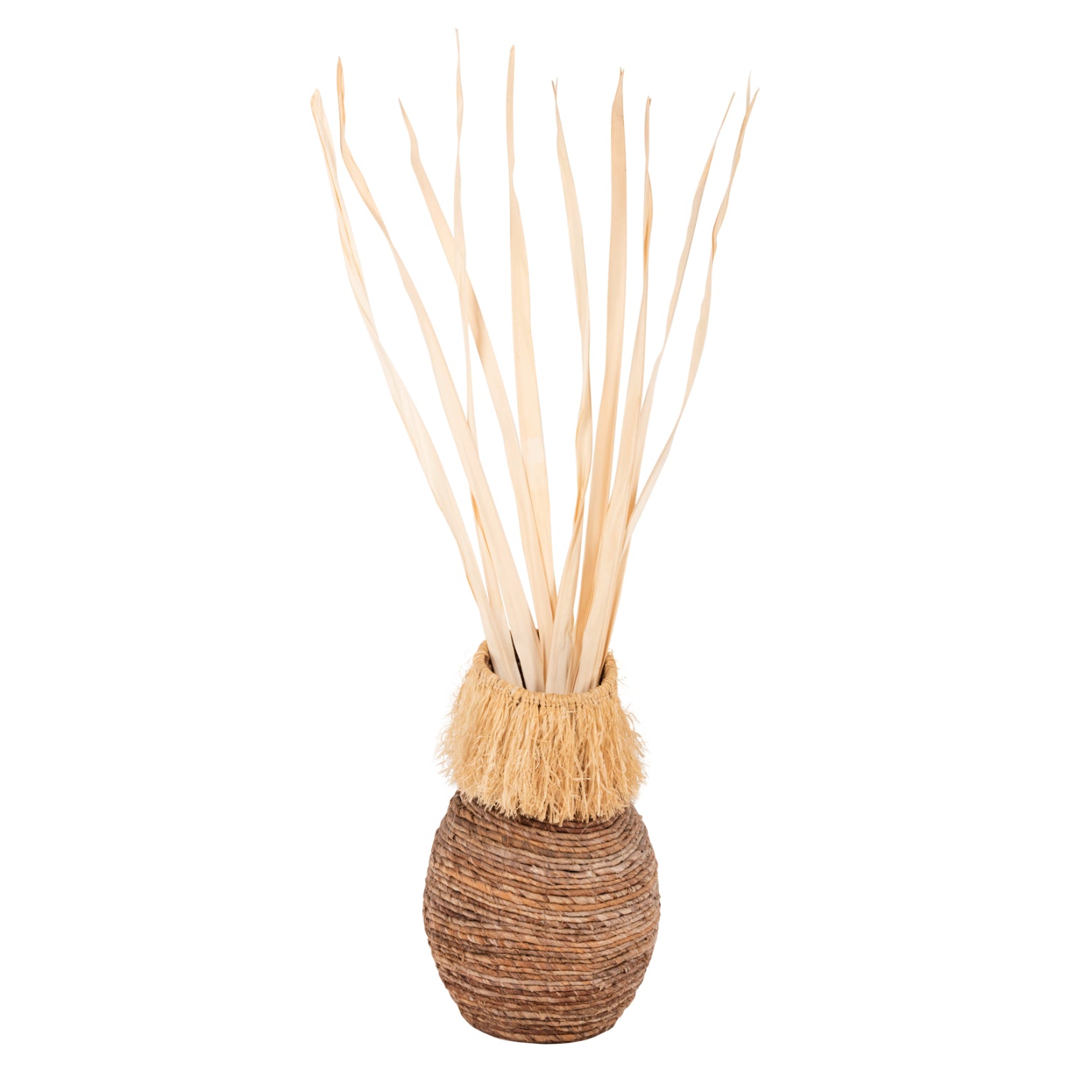 Декоративен букет от 10бр сушена трева 120см