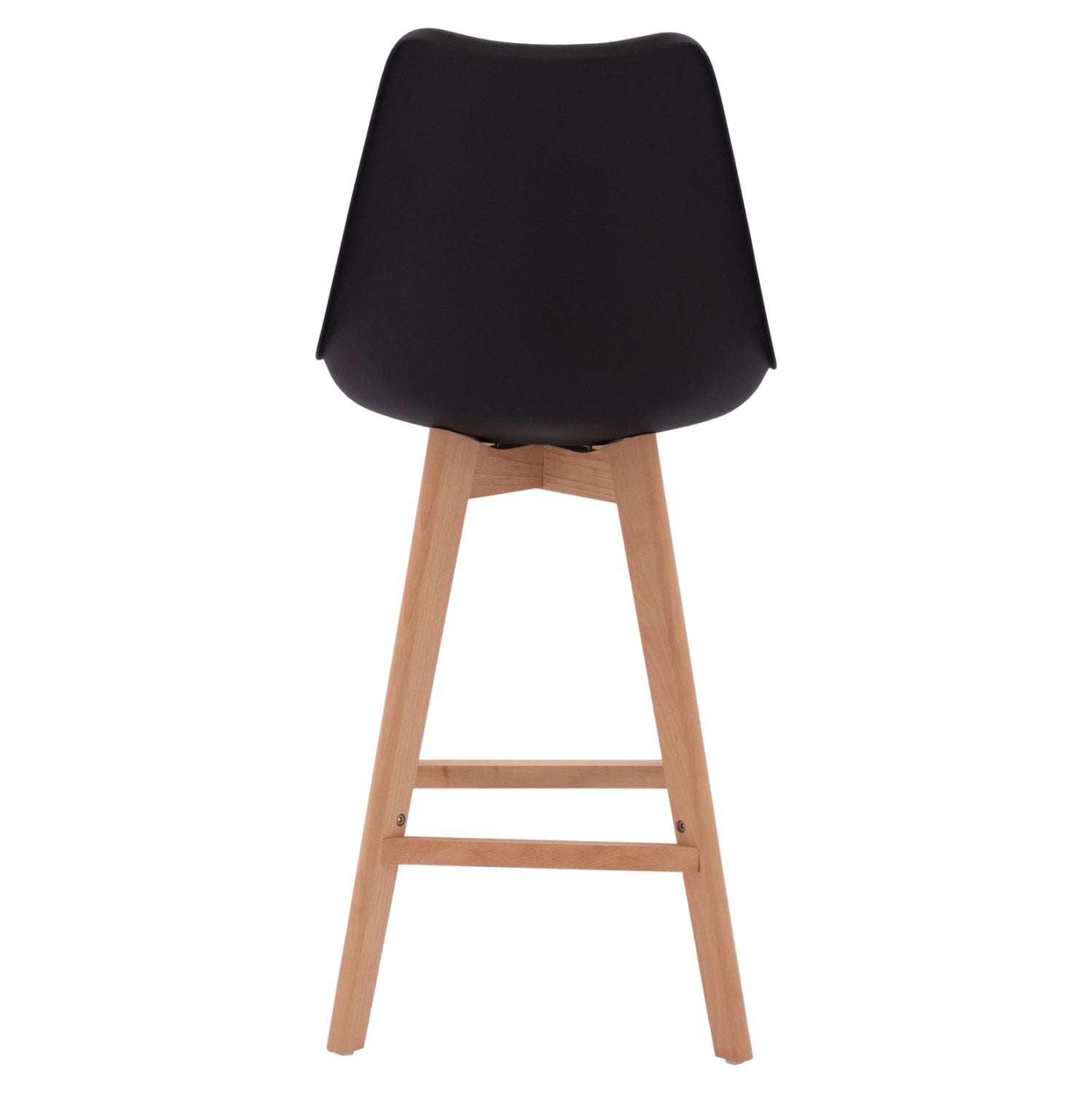 Бар стол Верона - черен цвят  48x58x105