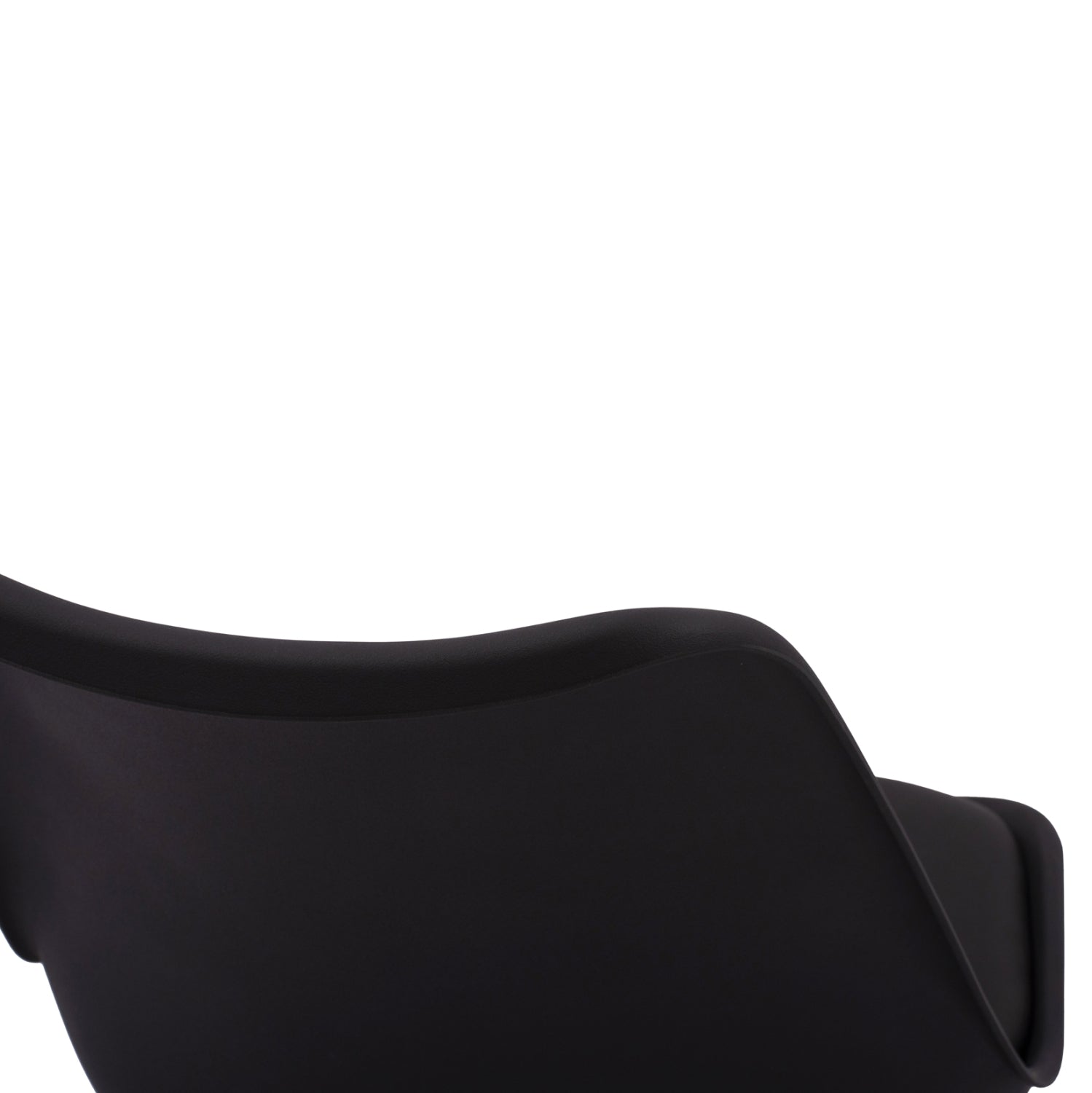 Бар стол Верона - черен цвят  48x58x105